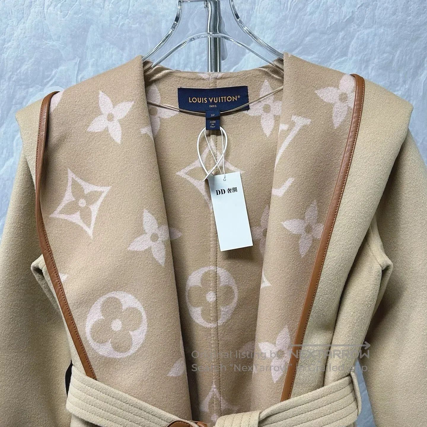 Louis Vuitton louis vuitton hooded cashmere coat. Size XS / US 0-2 / IT 36-38 - 3 Thumbnail