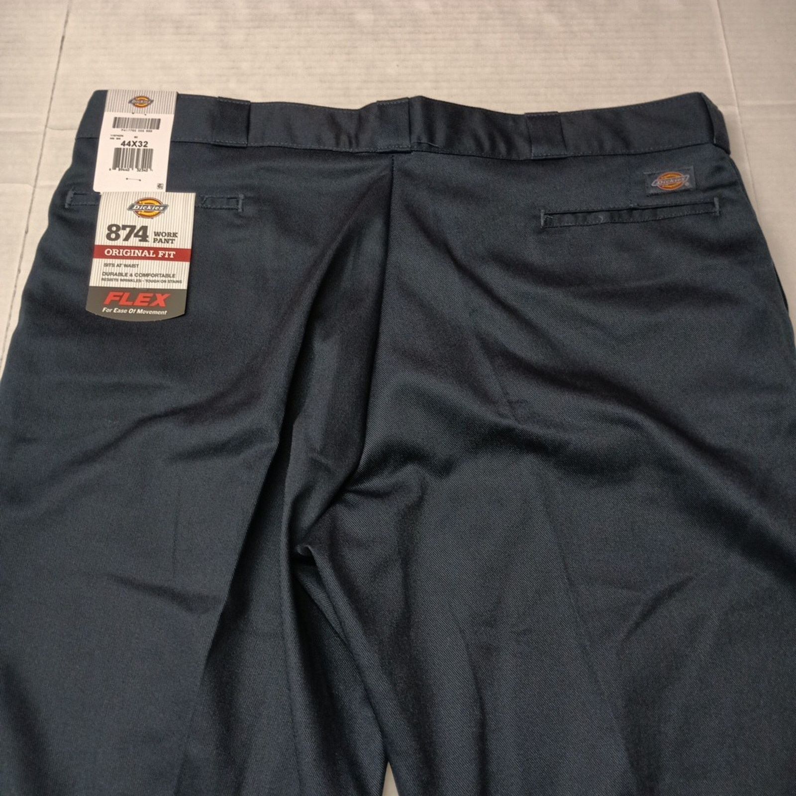 Dickies Dickies 874 Work Pants Men's 44x32 Flex Blue Original Fit Size US 44 / EU 60 - 7 Thumbnail