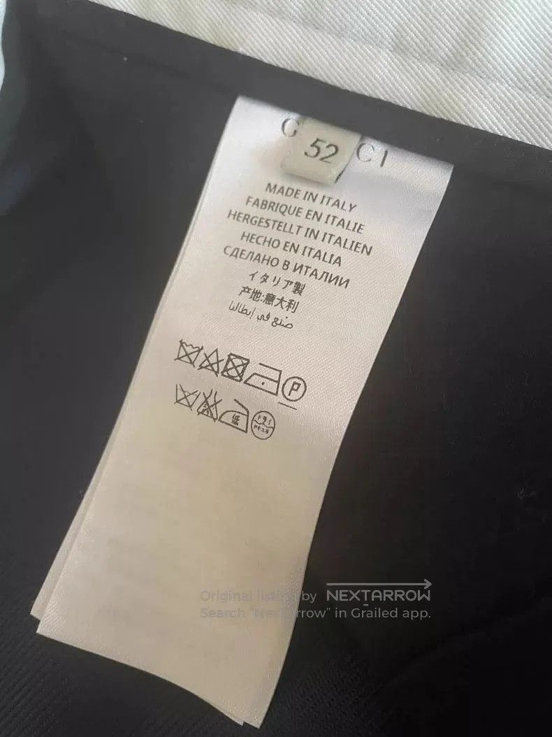 Gucci Gucci Black Casual Pants with White Stripes. Size US 36 / EU 52 - 6 Thumbnail