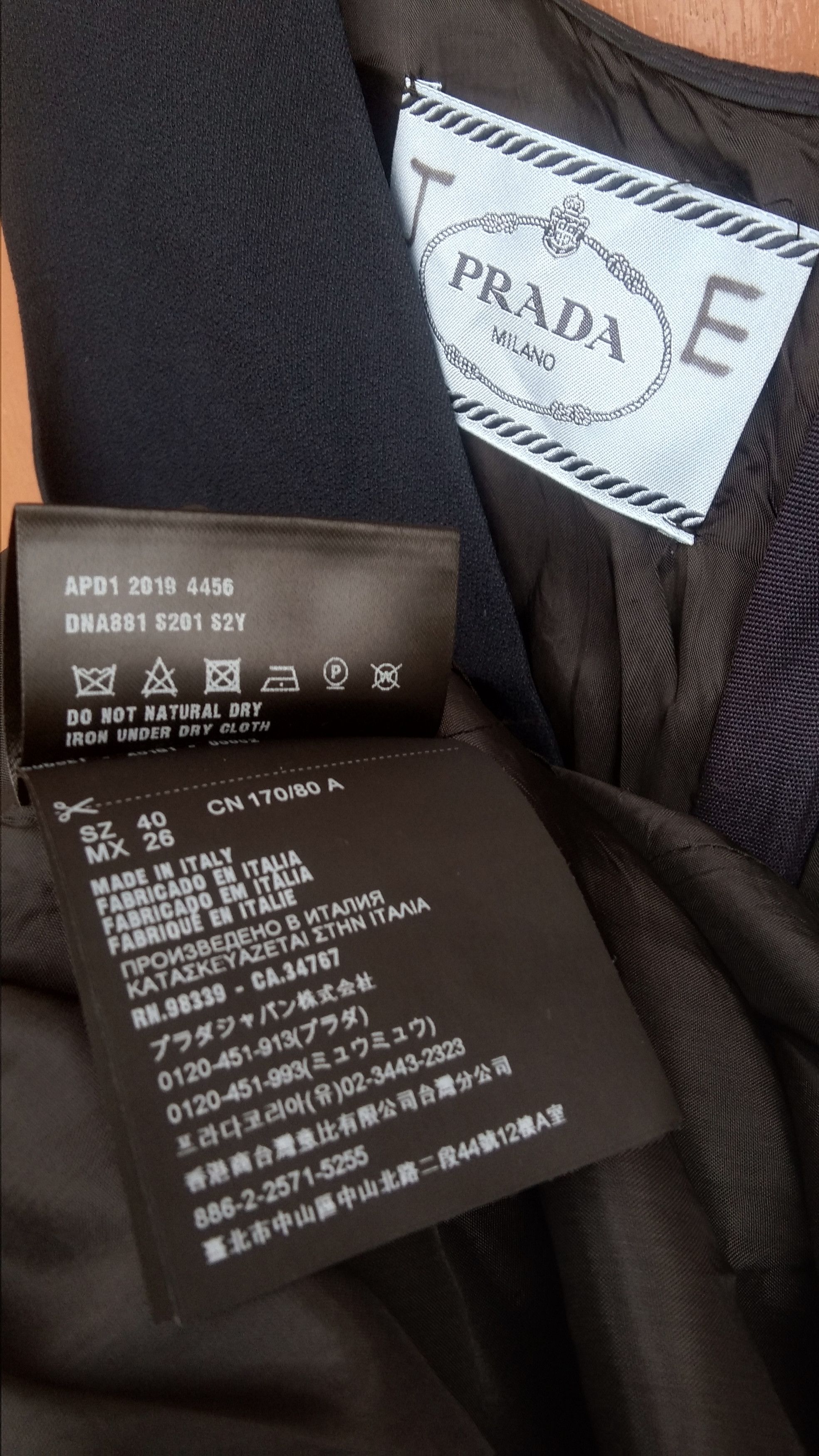 Prada Prada navy dress Size S / US 4 / IT 40 - 5 Thumbnail