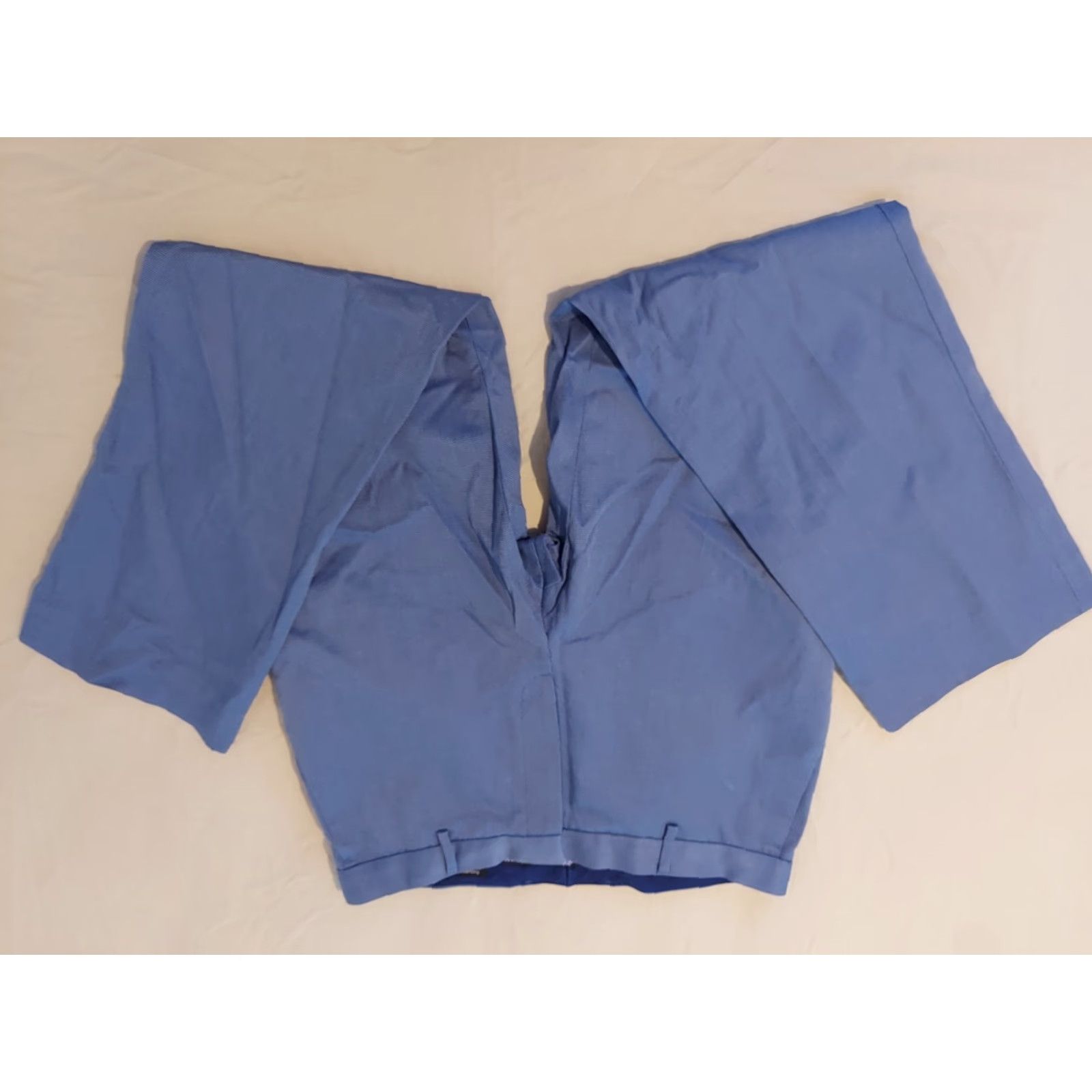 Banana Republic Banana Republic Pants Mens Dress Chinos 33x30 33x29 Blue Wool Cotton Flat Front Slas... Size US 33 - 3 Thumbnail