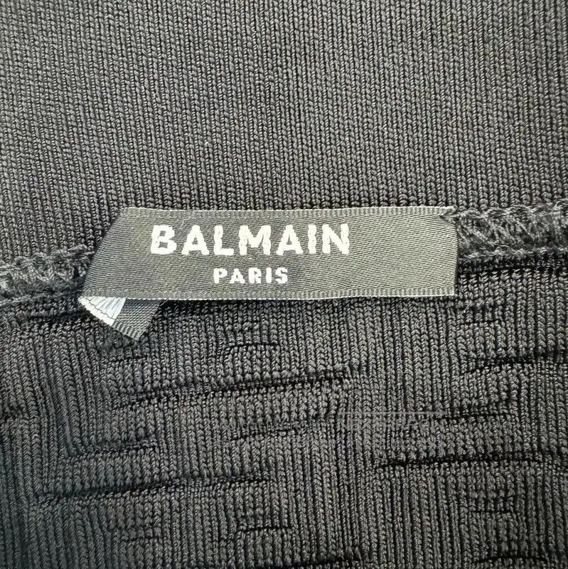 Balmain Balmain Women's Black Cotton Skirt . Size 23" - 6 Thumbnail