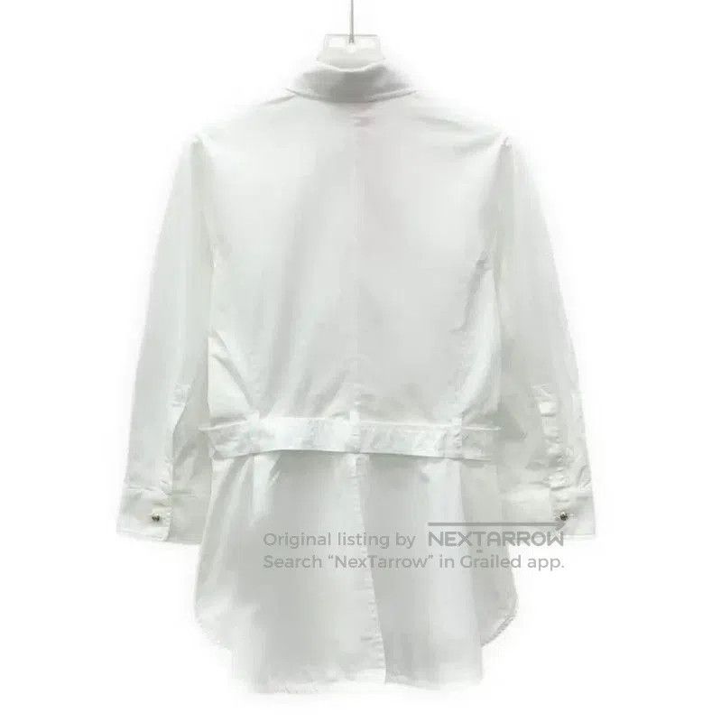 Max Mara MaxMara White Cotton Women's Dress . Size XS / US 0-2 / IT 36-38 - 2 Thumbnail
