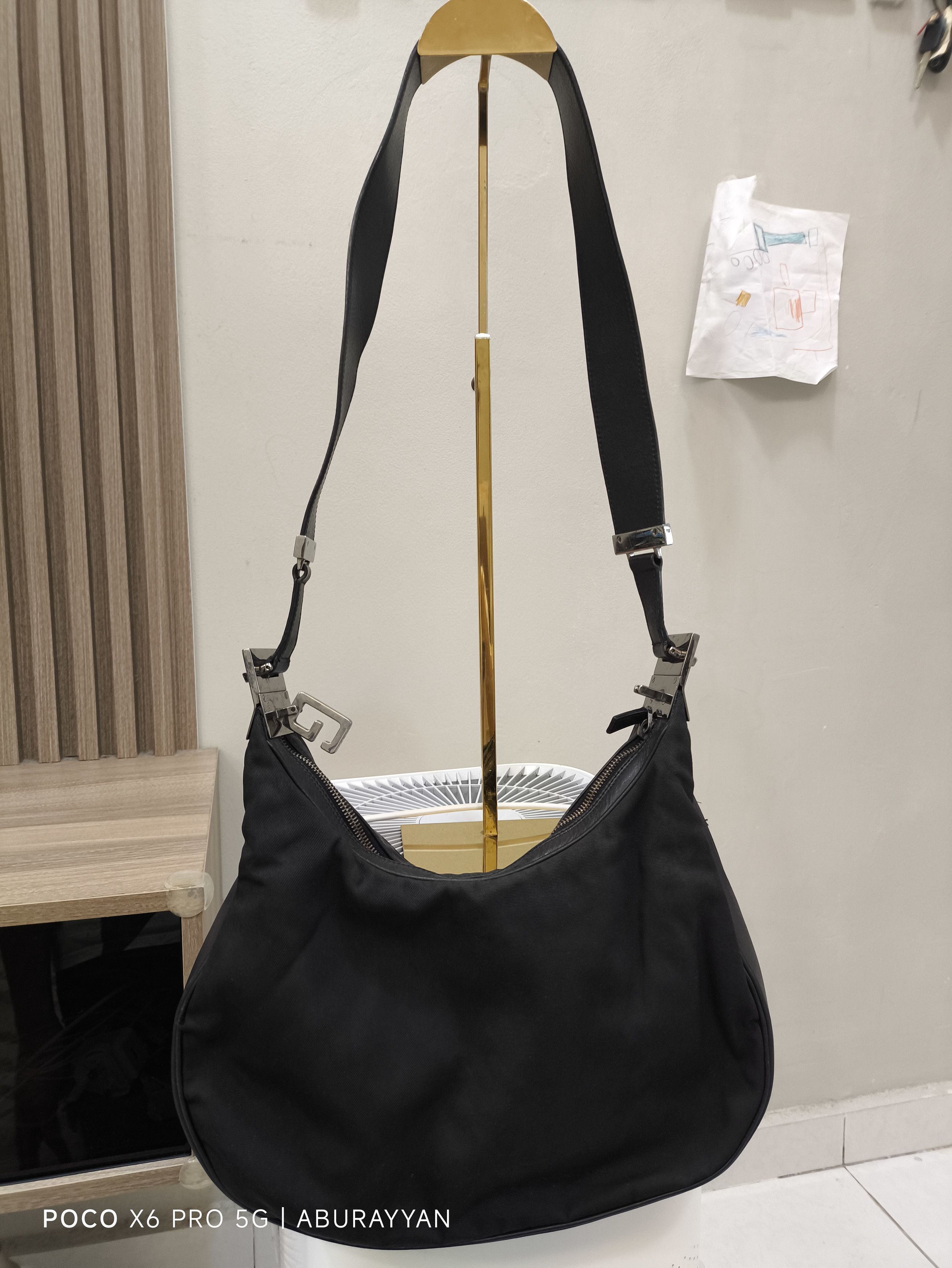 Gucci Gucci Black Hobo Shoulder Attache Bag Size ONE SIZE - 1 Thumbnail