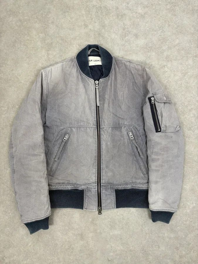 Our Legacy AW2015 Our Legacy Grey Tie Dye Bomber Jacket Size US S / EU 44-46 / 1 - 1 Thumbnail