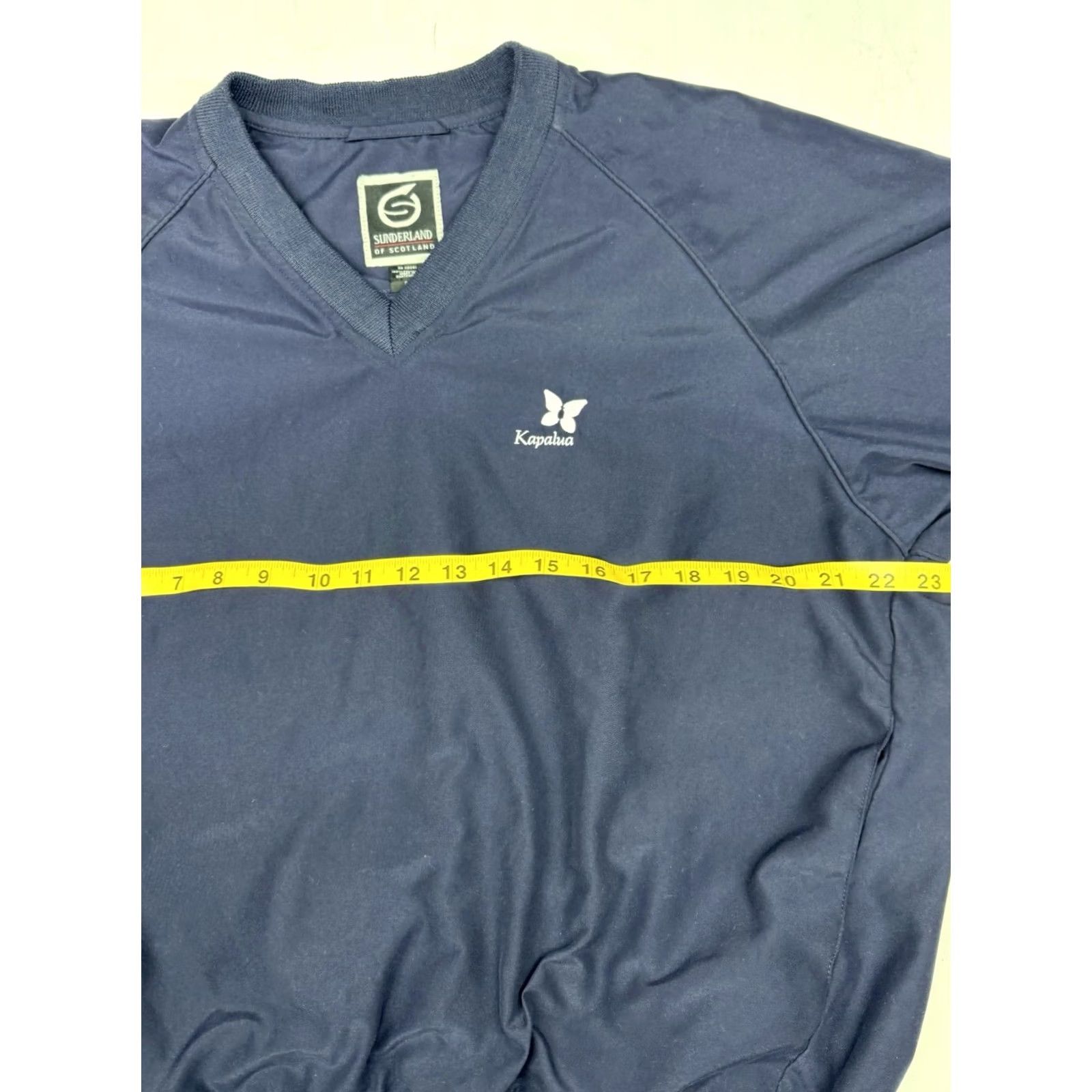 Vintage VINTAGE Sunderland Of Scotland Kapalua Golf Hawaii Windbreaker Pullover Blue Mens M Jacket Size US M / EU 48-50 / 2 - 3 Thumbnail