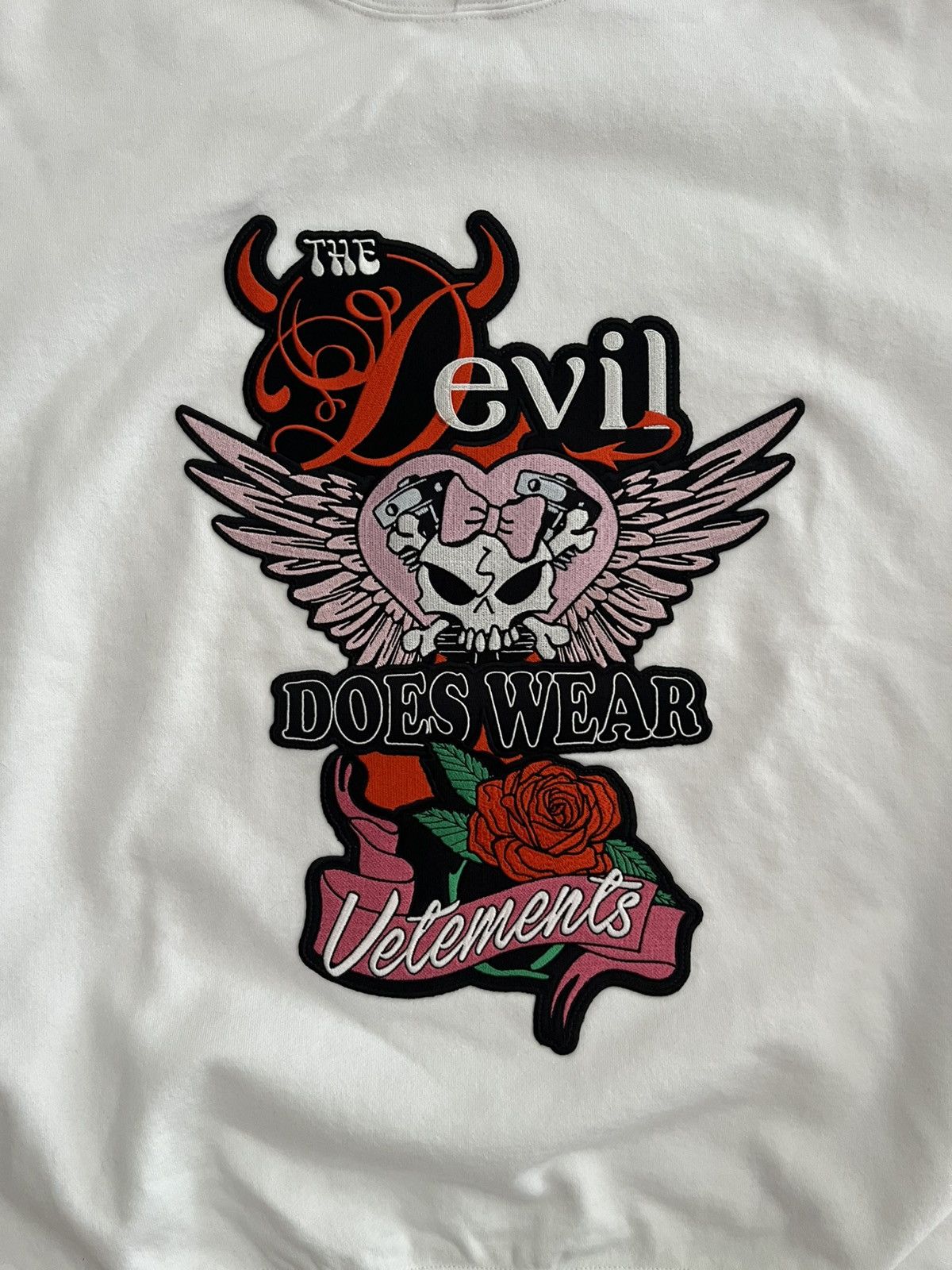 Vetements NWT - Vetements Devil Wears Vetements Hoodie Size US S / EU 44-46 / 1 - 3 Thumbnail