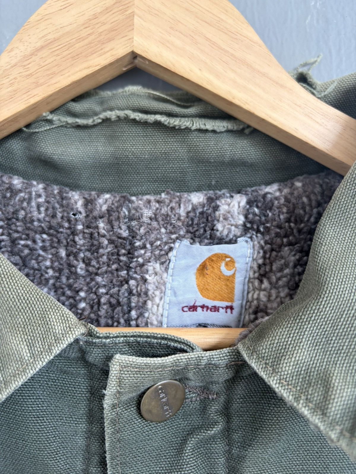 Carhartt Vintage 90s Carhartt Chore Aztec Pile Lined Jacket JP1066 Size US M / EU 48-50 / 2 - 8 Thumbnail