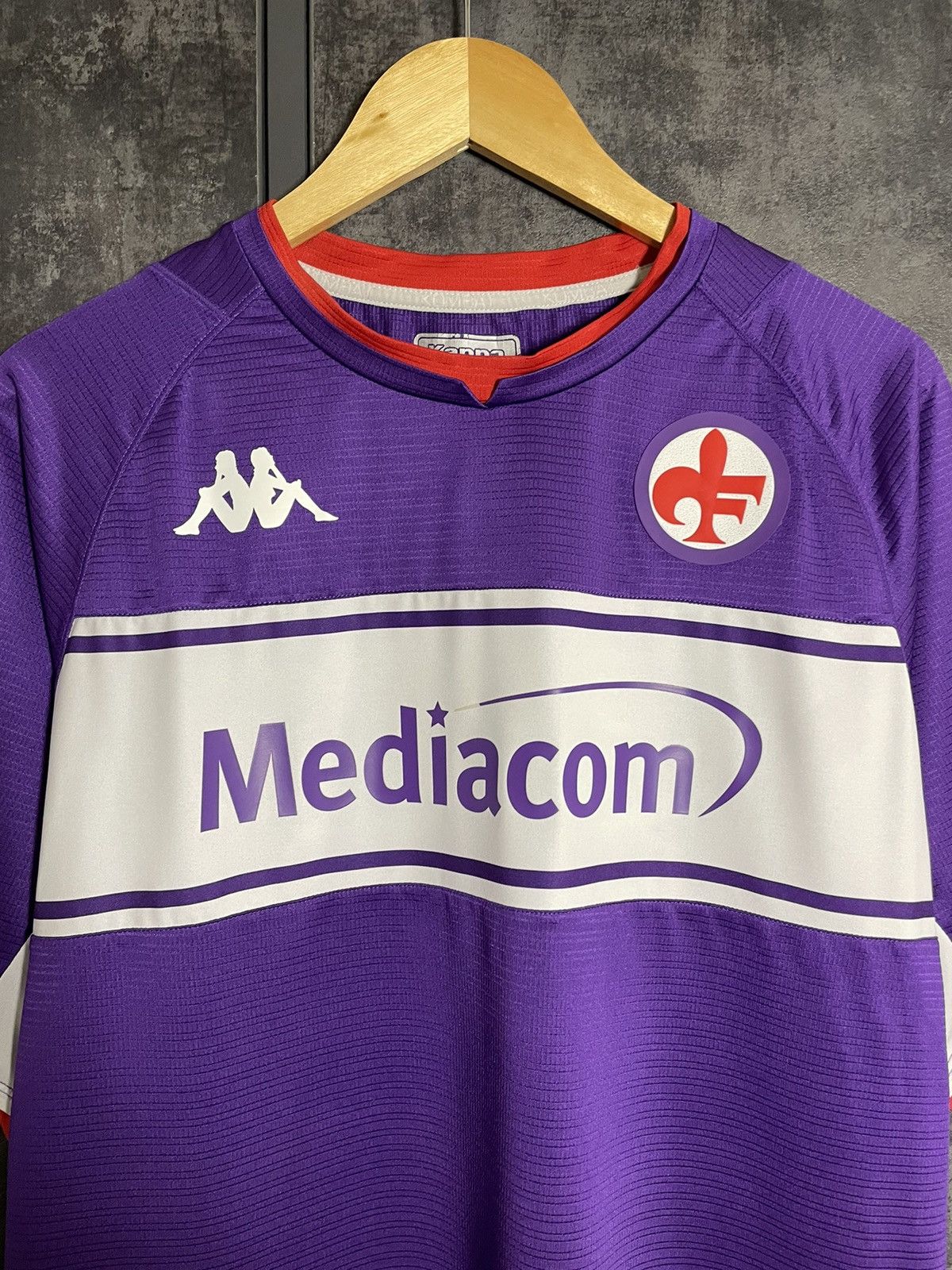 Kappa × Vintage 2021 Kappa Fiorentina Home Soccer Jersey Football Team Hype Size US L / EU 52-54 / 3 - 6 Thumbnail