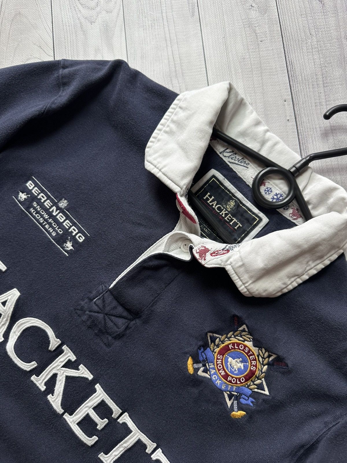 Hackett × Vintage Vintage Hackett rugby jersey size XL logo Size US XL / EU 56 / 4 - 5 Thumbnail