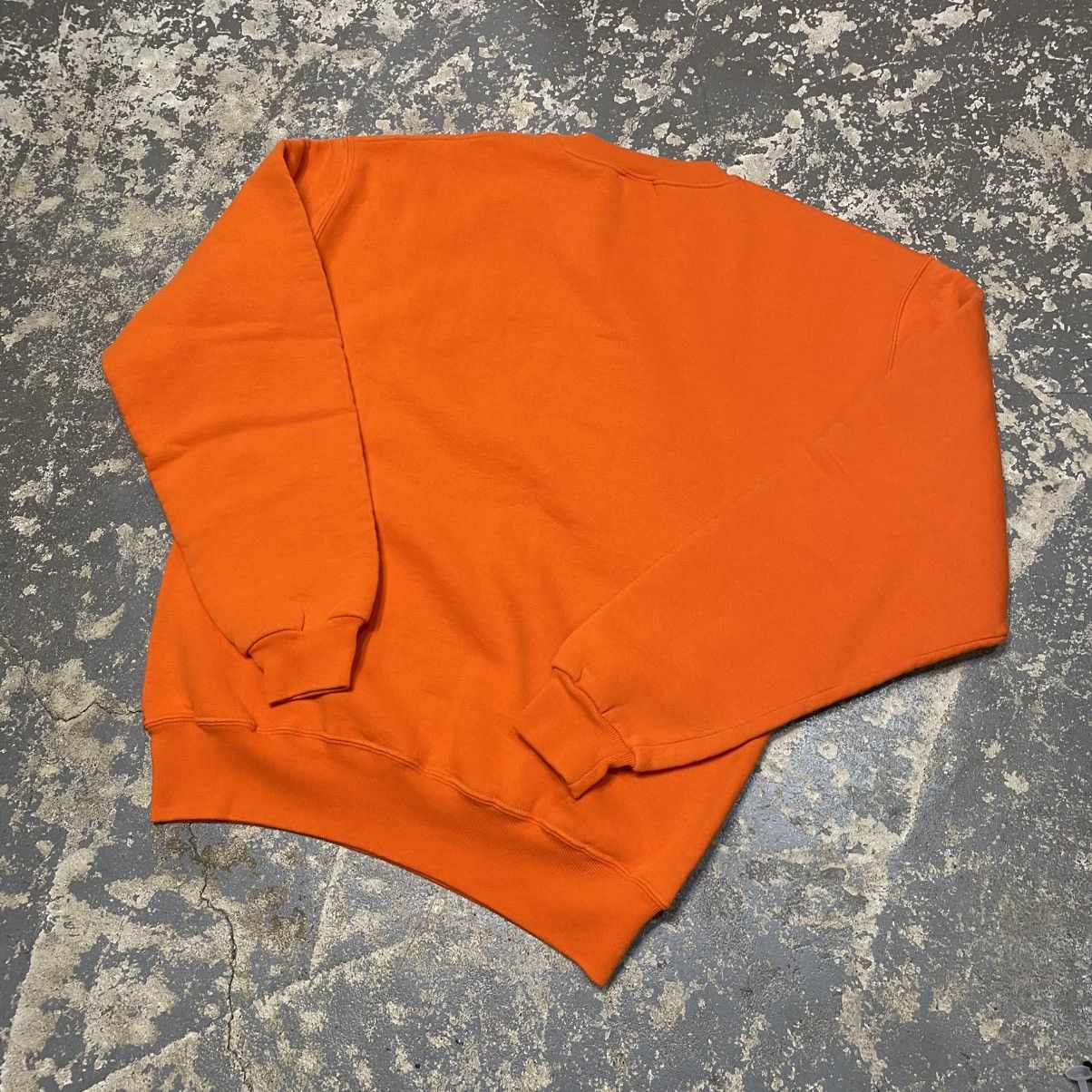 Russell Athletic × Vintage Vintage Russell Athletic Orange Blank Crewneck Hoodie Size US M / EU 48-50 / 2 - 10 Thumbnail