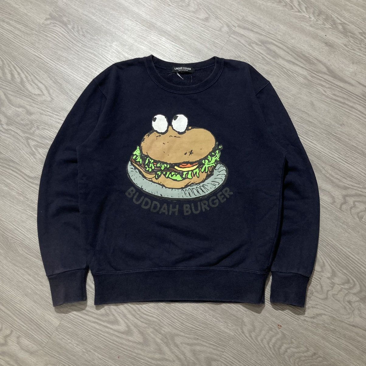 Undercover Undercover Jun Takahashi Buddah Burger Big Logo Crewneck Size US M / EU 48-50 / 2 - 1 Thumbnail
