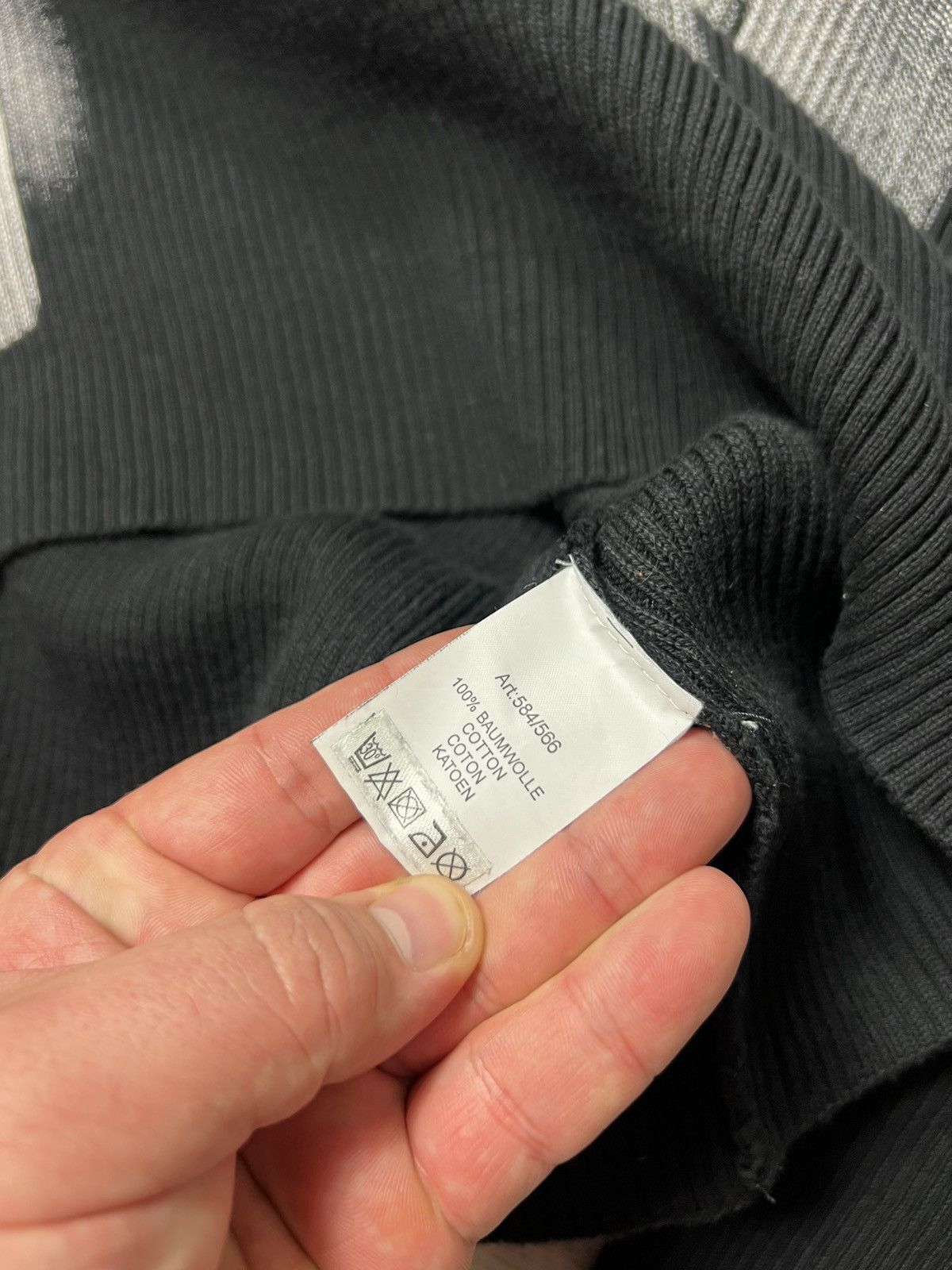 If Six Was Nine Crazy Vintage Avant-Garde Tribal Knit Ribed Sweater Diesel Size US XXL / EU 58 / 5 - 12 Thumbnail