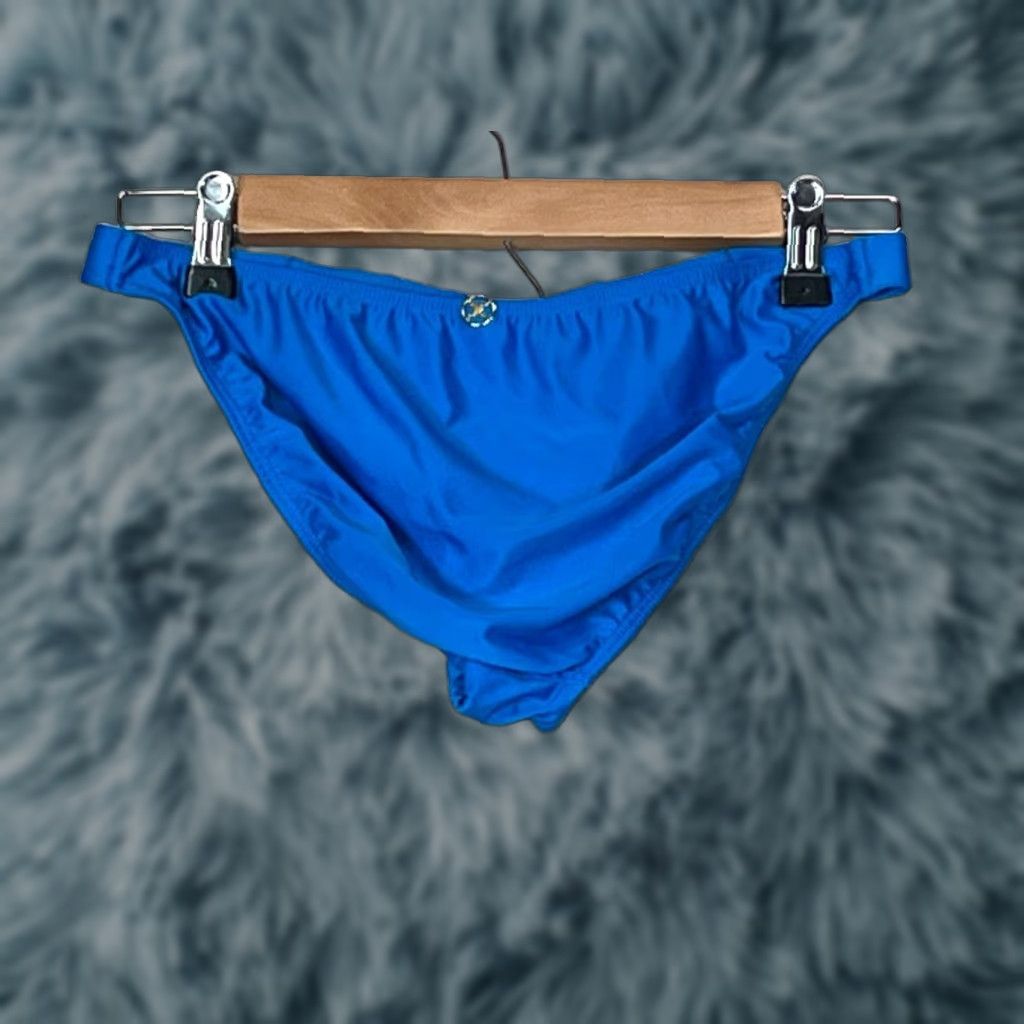 Vintage ViX Paula Hermanny Bottoms Bikini Women L Blue Hipster Swim Bottoms Size Large Size 36" / US 14 / IT 50 - 1 Thumbnail