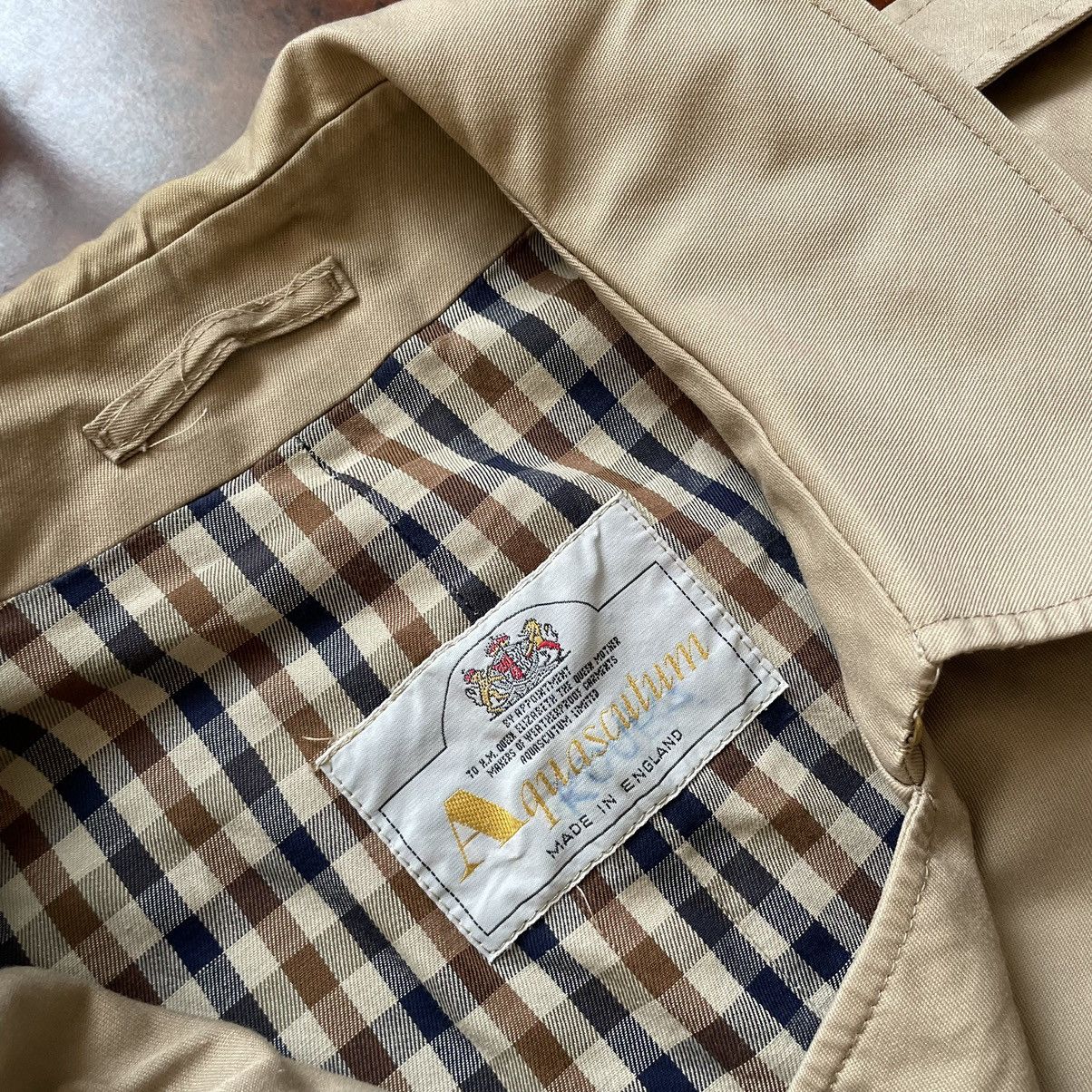 Aquascutum × Vintage Vintage Aquascutum Trench Coat jacket old money nova check Size US L / EU 52-54 / 3 - 4 Thumbnail