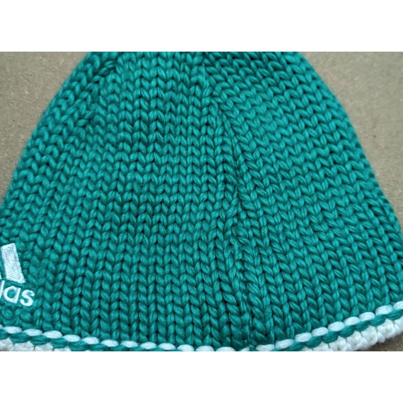 Adidas Adidas Germany Ski Beanie Hat Large Wool Blend Lined Cross Country XC Green Unisex Adults Beanie Oak? Size ONE SIZE - 3 Thumbnail