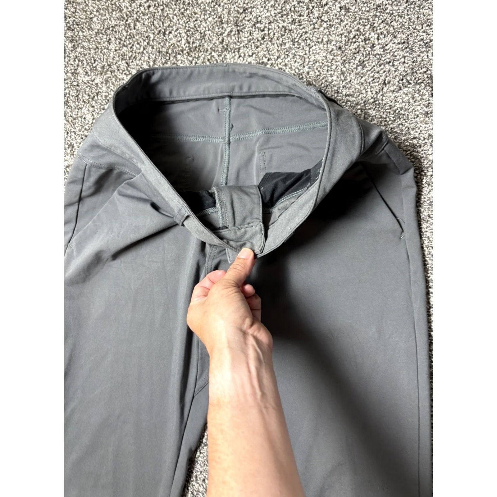 Vintage BYLT Everyday Pant 2.0 Mens Small Gray Performance Stretch Chino (Regular, Inseam 29) Size US 29 - 6 Thumbnail