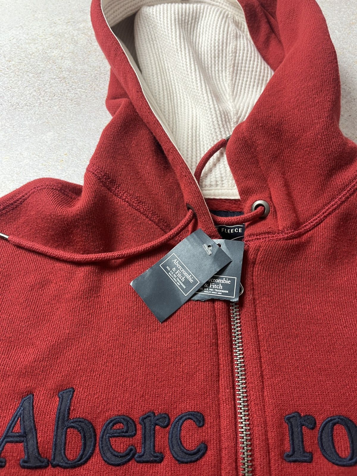 Abercrombie & Fitch ABERCROMBIE & FITCH A&F ZIP HOODIE Y2K SIZE XS Size US XS / EU 42 / 0 - 7 Thumbnail
