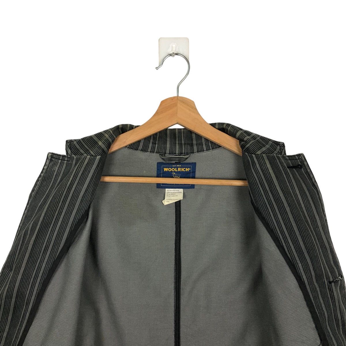 Woolrich Woolen Mills VINTAGE HIKORY CHORE WORK JACKET WOOLRICH JAPAN MADE Size US M / EU 48-50 / 2 - 10 Thumbnail