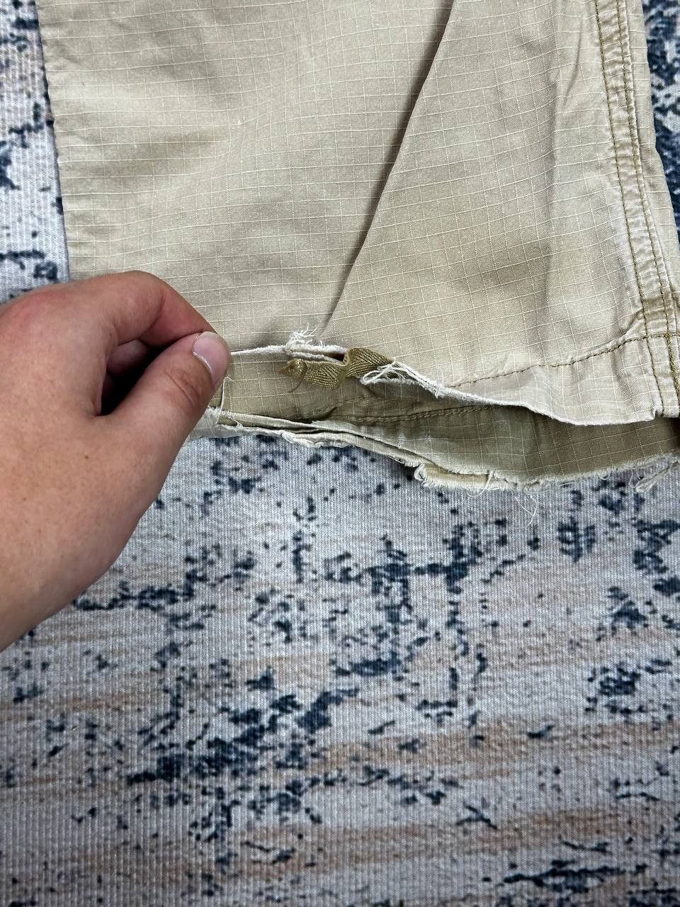 Carhartt Vintage Carhartt Cargo Beige Distressed Pants Size US 30 / EU 46 - 7 Thumbnail