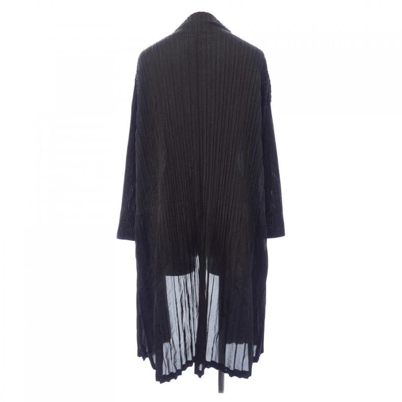 Issey Miyake Issey Miyake size:5 A long black striped cardigan Size S / US 4 / IT 40 - 2 Thumbnail