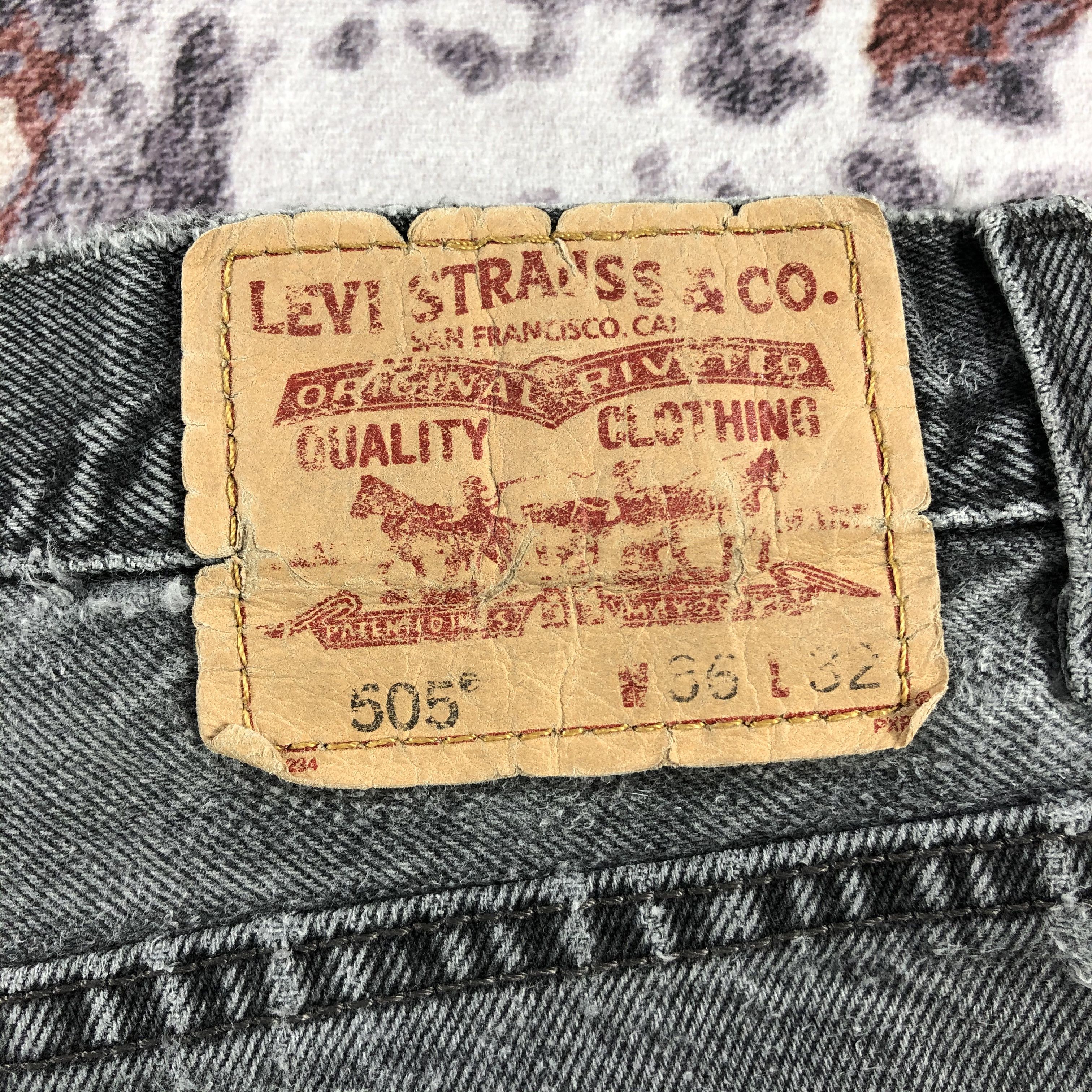 Levi's × Vintage Vintage Faded Black Levis 505 Jeans-JM2591 Size US 37 - 8 Thumbnail