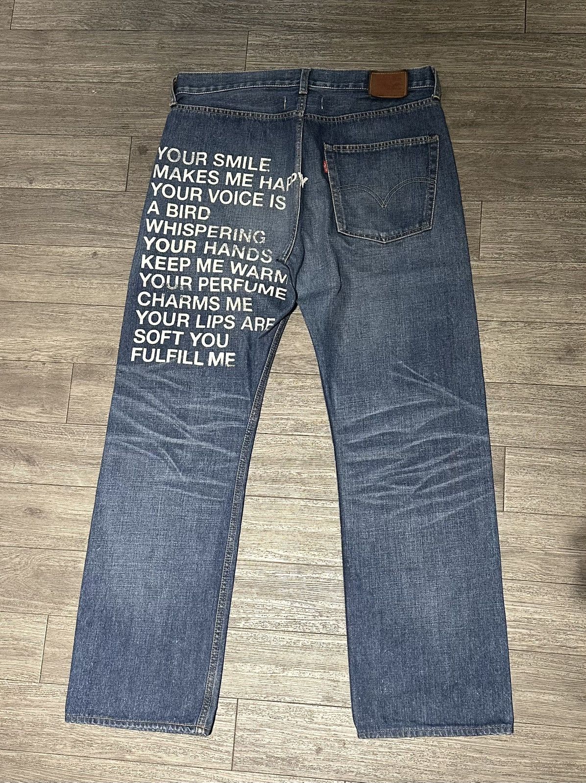 Junya Watanabe Levi s Poem jeans Grailed