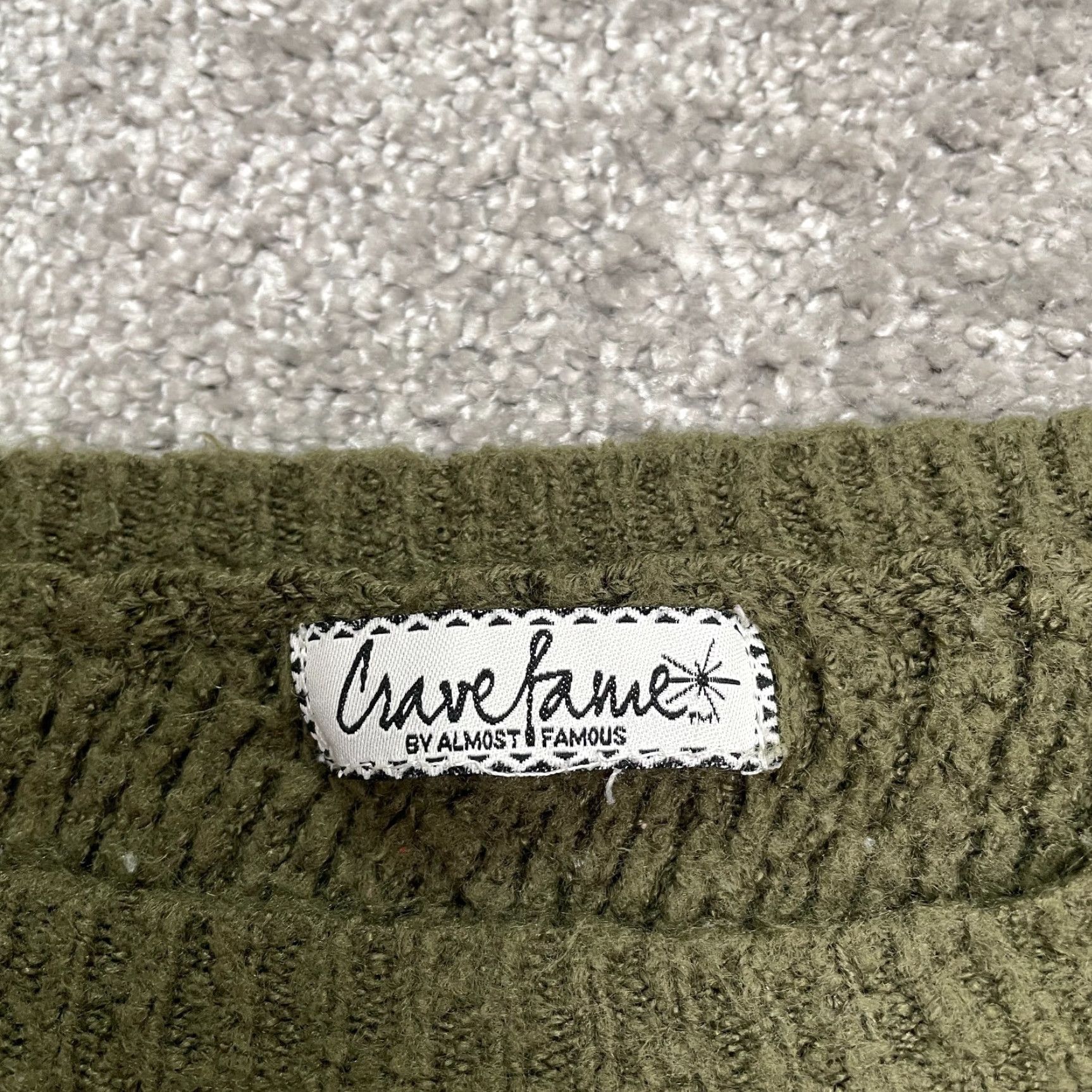 Vintage Cravefame Pullover Sweater Womens Small Green Ladder Sleeve Round Neck Casual Size S / US 4 / IT 40 - 6 Thumbnail