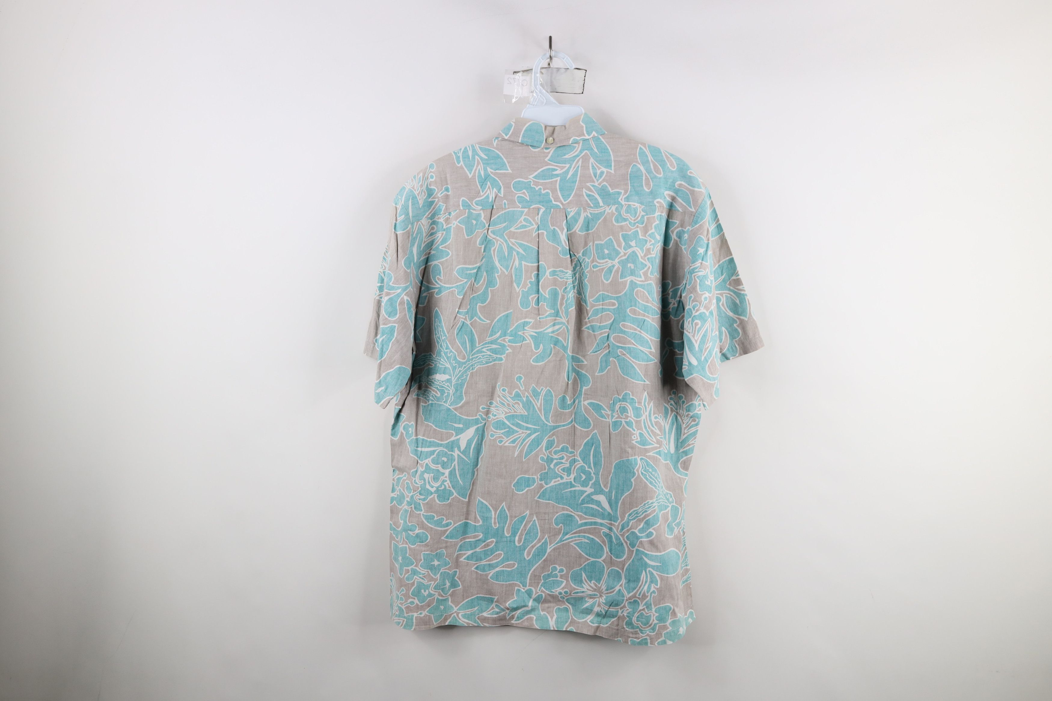 Vintage Vintage 90s Streetwear Flower Collared Button Down Polo USA Size US M / EU 48-50 / 2 - 9 Thumbnail