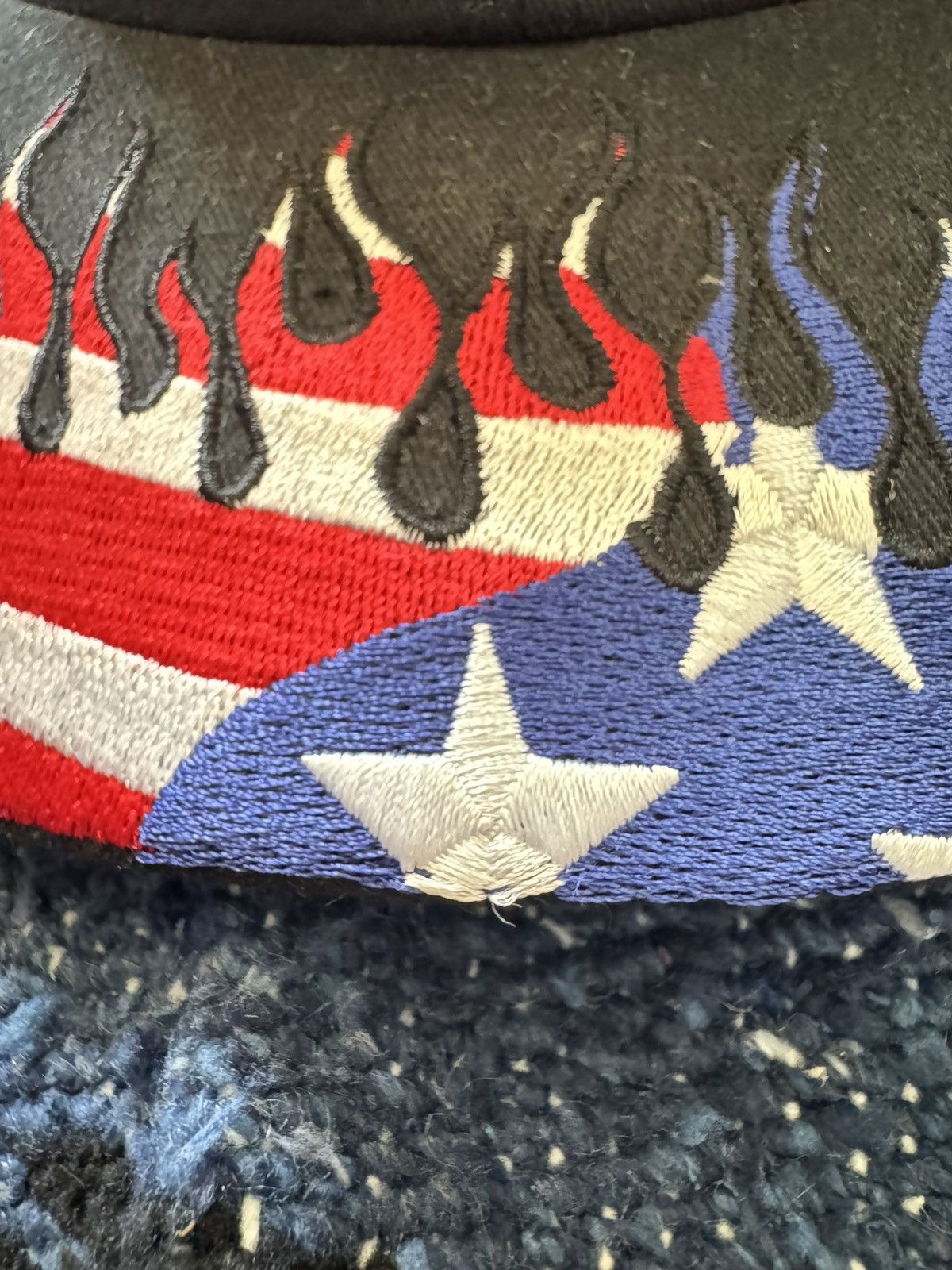 Vintage Corvettes SoCal American flag hat Rare Size ONE SIZE - 2 Thumbnail
