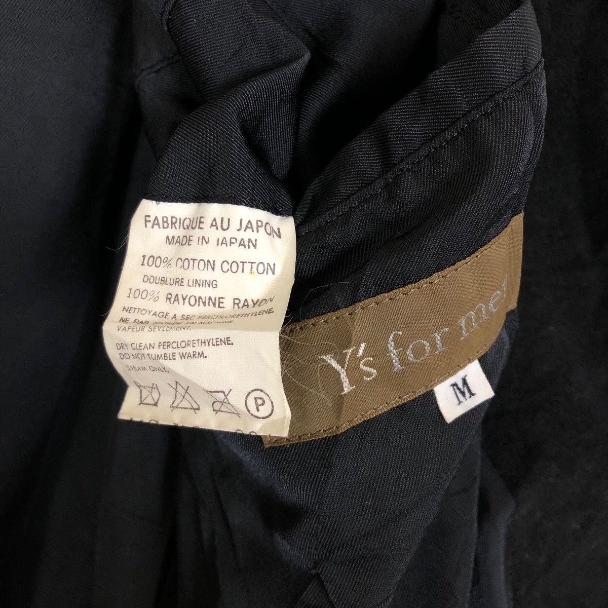 Yohji Yamamoto Vintage 90s Y’s For Men Yohji Yamamoto 1992 A/W Car Coat Size US M / EU 48-50 / 2 - 14 Thumbnail