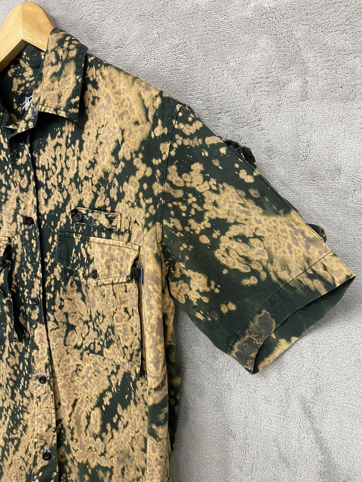 Stussy RARE STUSSY TIE DYE MAN SHIRT BUTTON Size US M / EU 48-50 / 2 - 3 Thumbnail