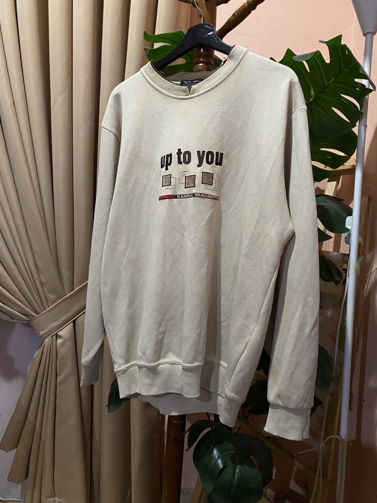Kansai Yamamoto Vintage Kansai Yamamoto “Up To You” Sweatshirt | 90s Japan Size US XL / EU 56 / 4 - 4 Thumbnail