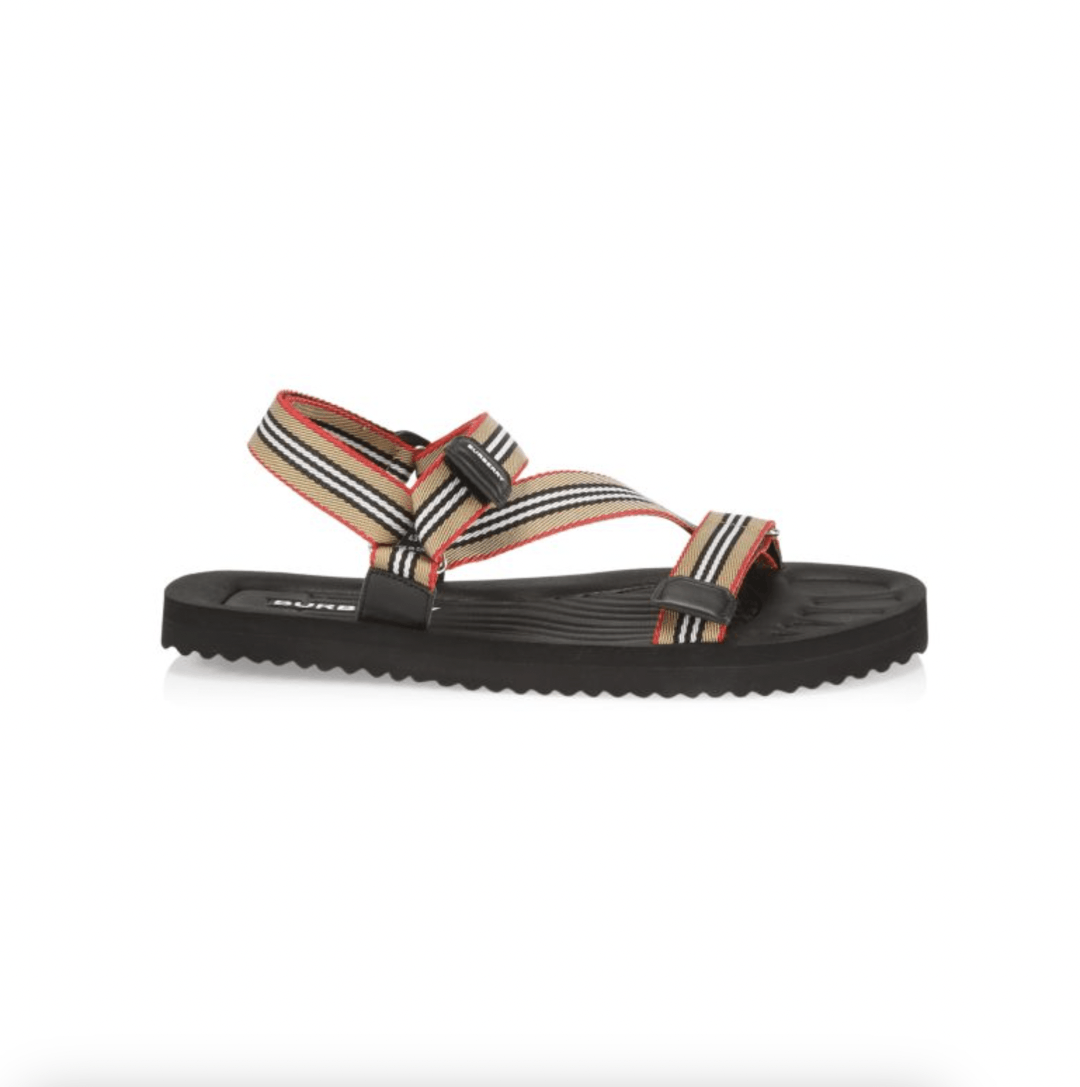 Burberry New BURBERRY Patterson Icon Stripe Sandals Size US 12 / EU 45 - 2 Thumbnail