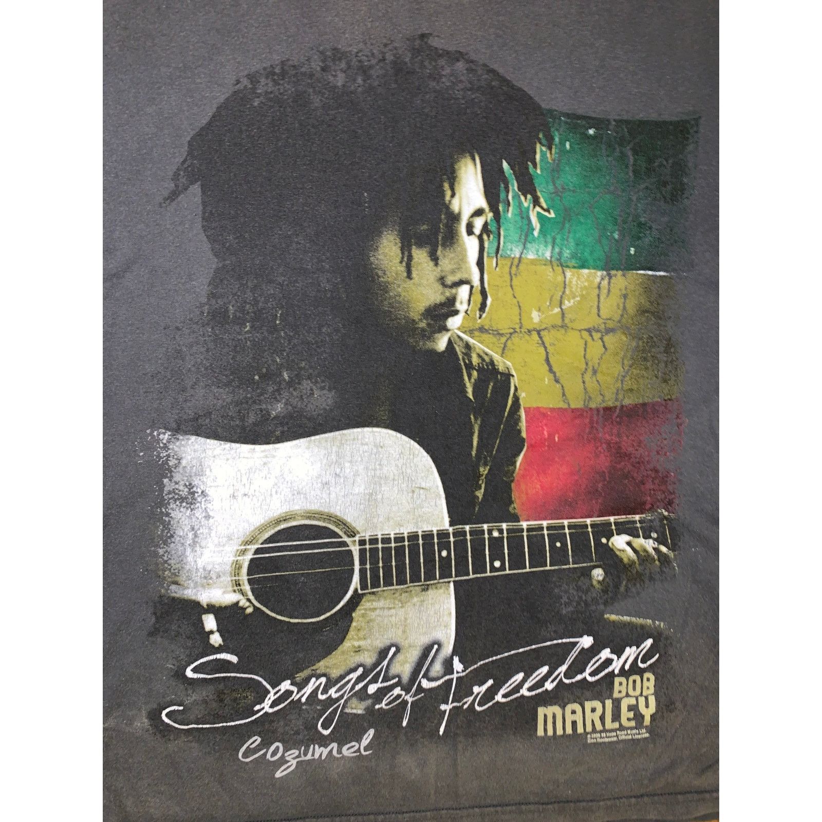 Zion Rootswear Bob Marley Songs of Freedom T-Shirt Mens Large Dark Grey Size US L / EU 52-54 / 3 - 1 Thumbnail