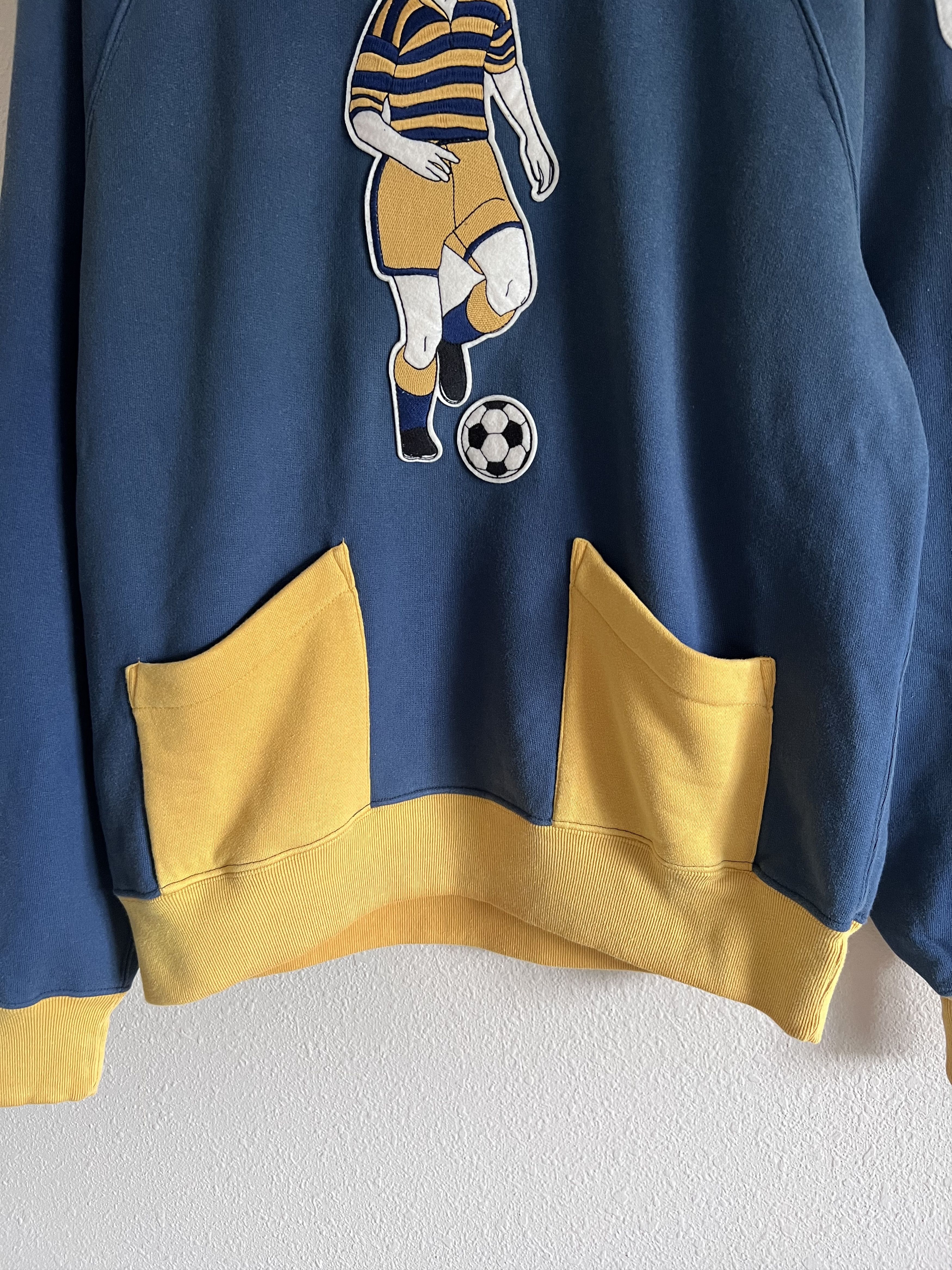 Samuel Zelig Samuel Zelig Saint Denis Football Club Hoodie in Blue Size US L / EU 52-54 / 3 - 3 Thumbnail