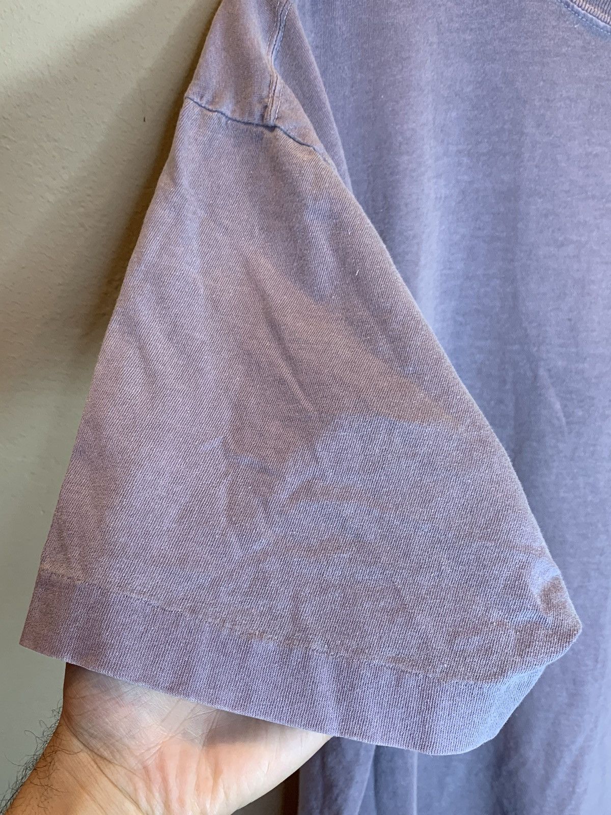 Vintage *RARE* Vintage INC Lilac Lavender Single Stitch Faded Shirt Size US L / EU 52-54 / 3 - 4 Thumbnail