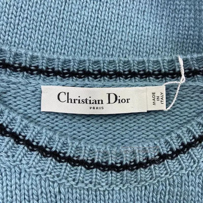 Dior Dior Blue Wool Pullover Sweater for Women . Size XL / US 12-14 / IT 48-50 - 4 Thumbnail