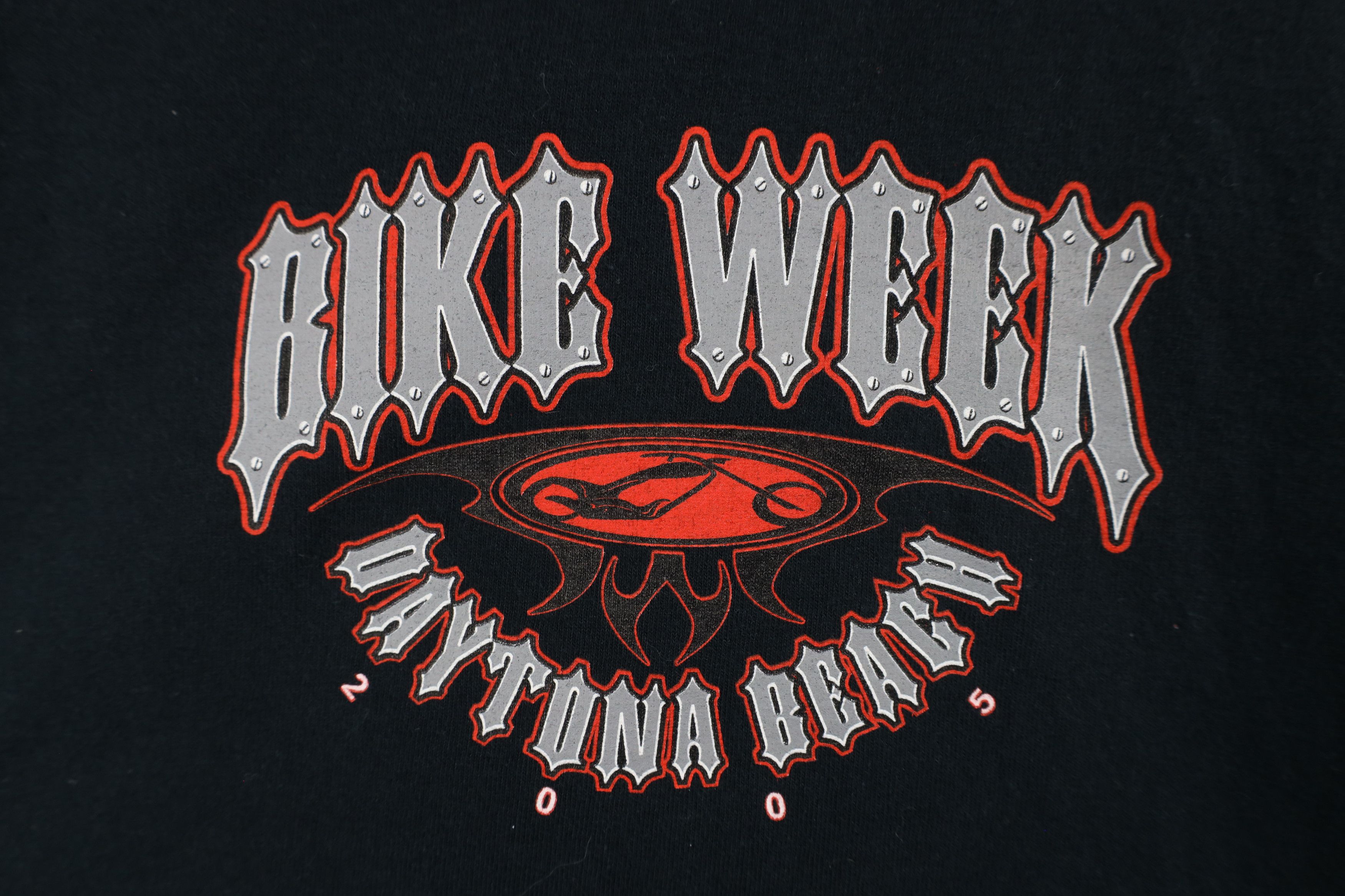 Vintage Vintage Y2K 2005 Daytona Bike Week Motorcycle Tribal T-Shirt Size US XXL / EU 58 / 5 - 4 Thumbnail