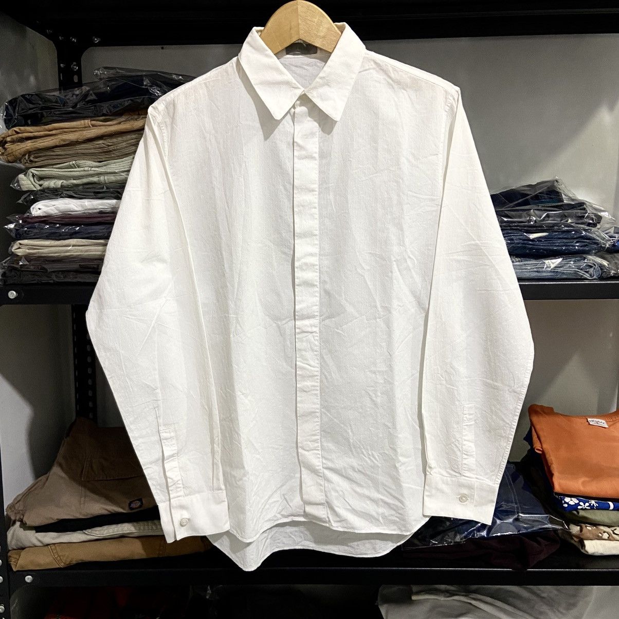 Dior Dior Homme Monogram Button Ups White Shirt Size US S / EU 44-46 / 1 - 2 Thumbnail
