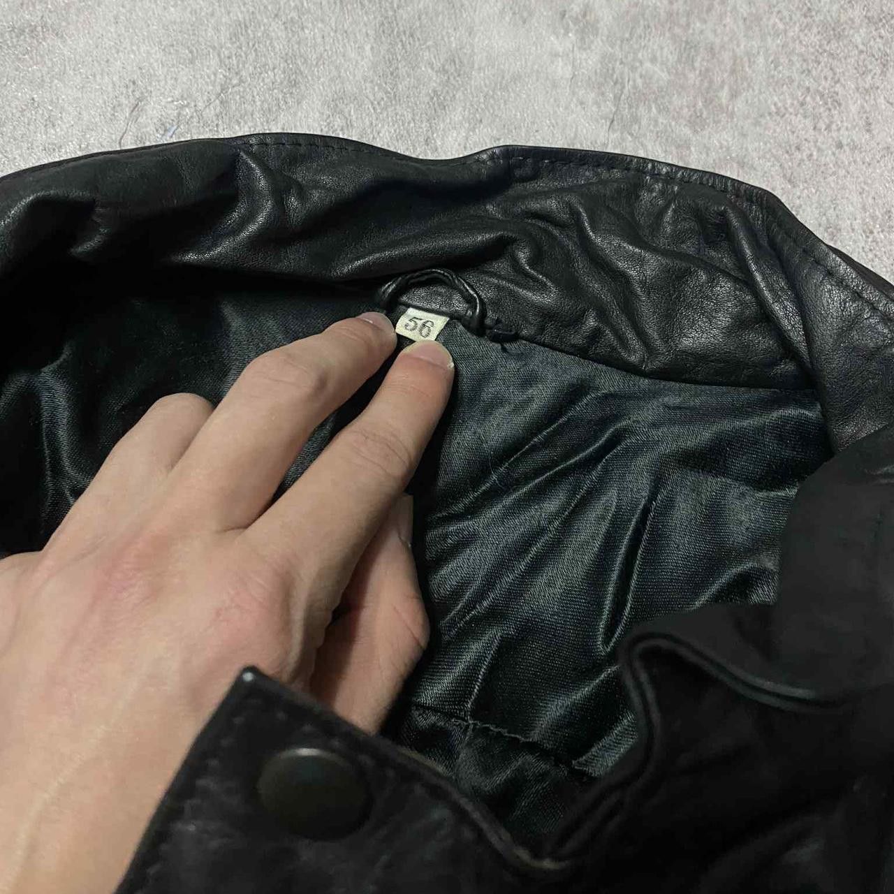 Other Black vintage leather jacket leather Size ONE SIZE - 4 Thumbnail