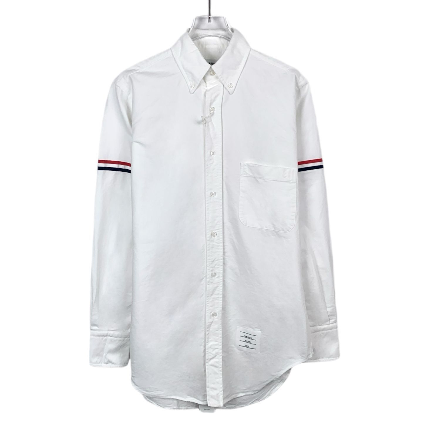 Thom Browne Thom Browne White Classic Double-Sleeve Logo Cotton Long-Sle Size XS / US 0-2 / IT 36-38 - 1 Thumbnail