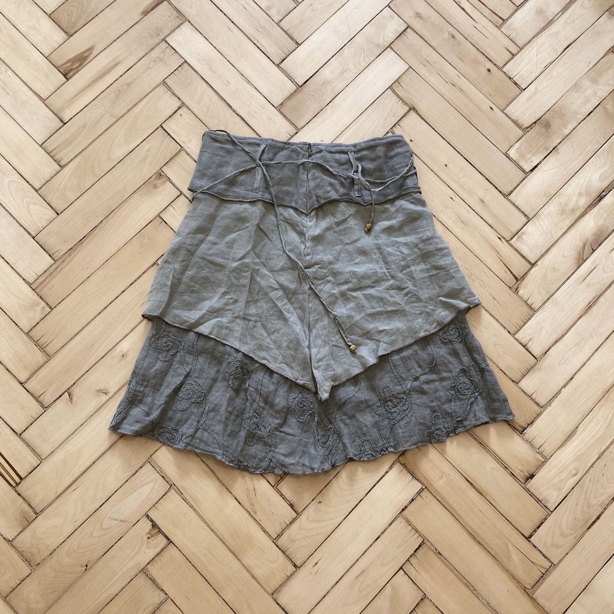 Vintage Japanese Style Midi Skirt
