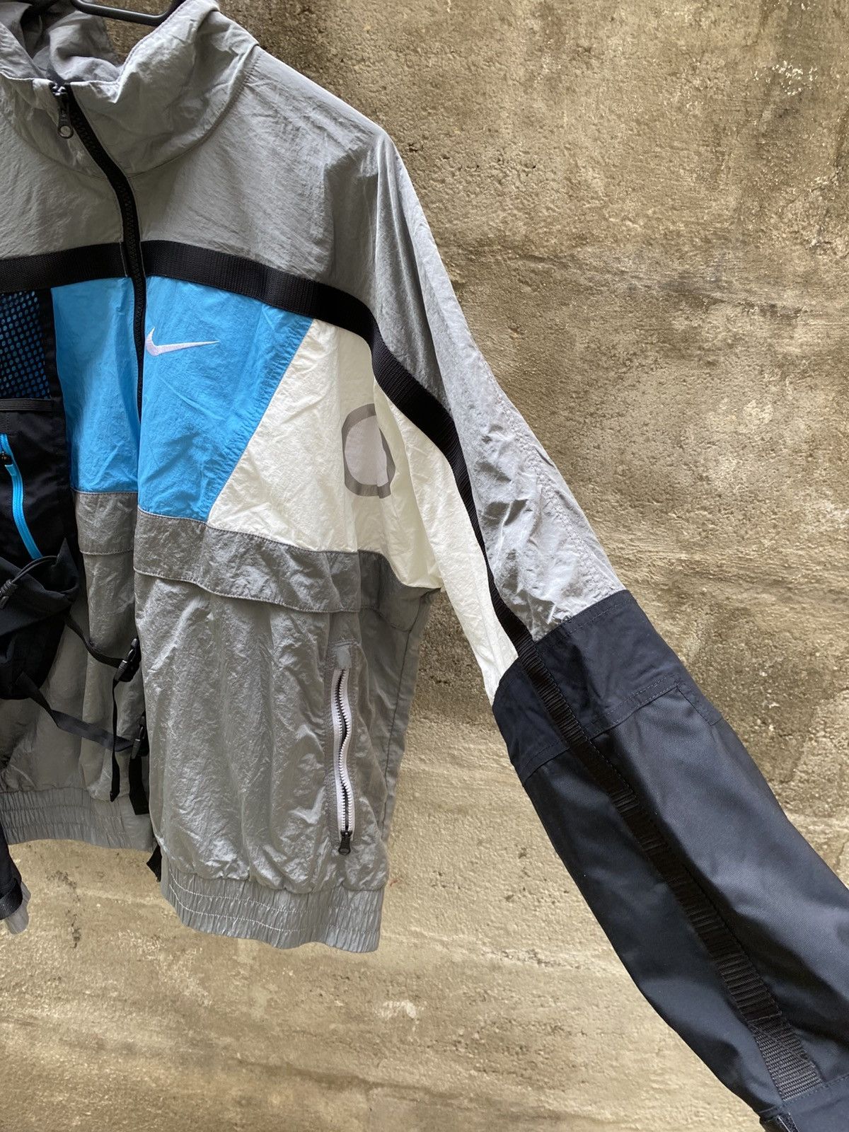 Nike Nike Nrg ISPA Full Zip grey Jacket Technical Zip Up Jacket Size US L / EU 52-54 / 3 - 6 Thumbnail