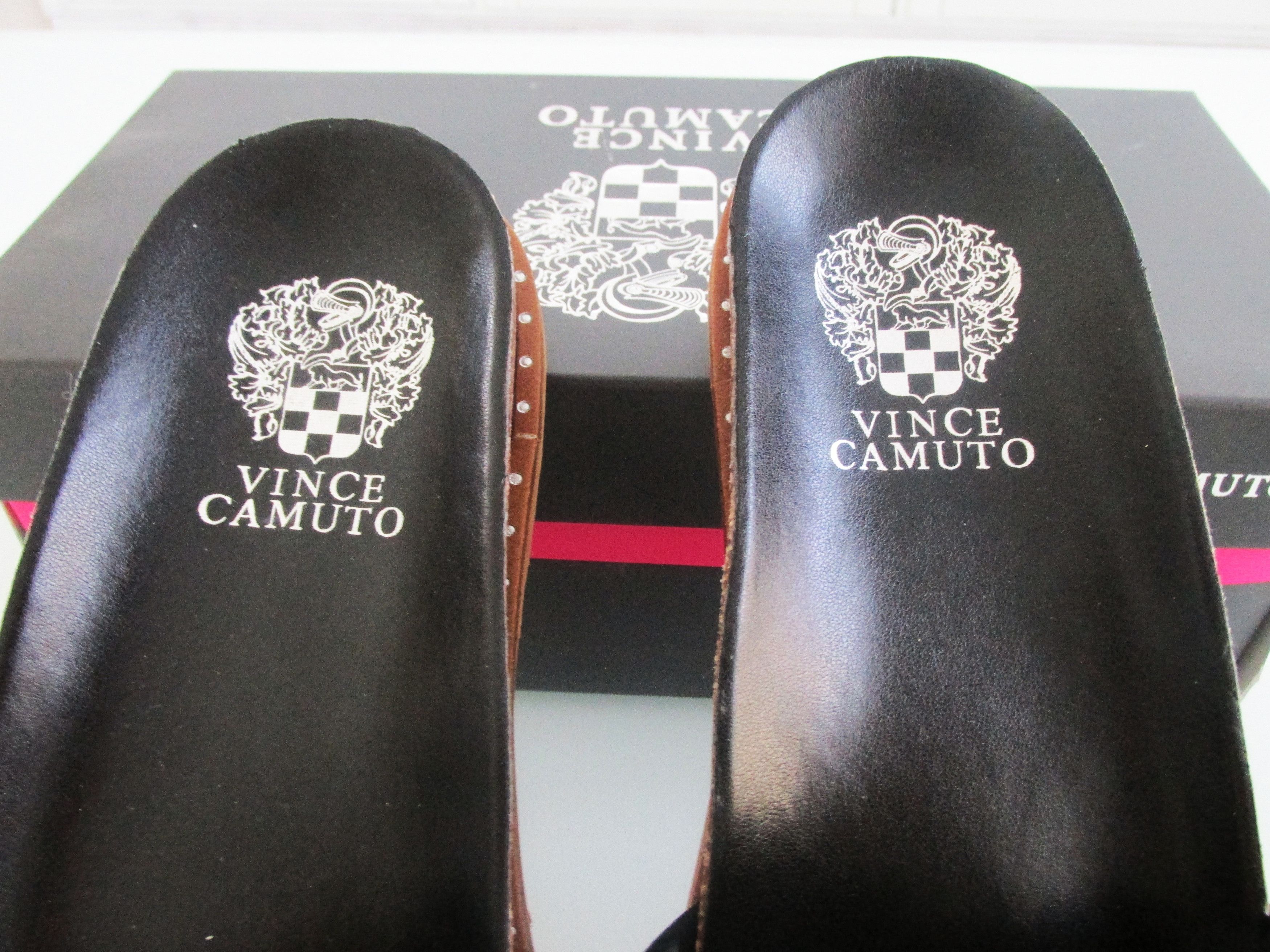 Vince Camuto Vince Camuto (New) Open Toe Slides Size 8 M Size US 8 / IT 38 - 2 Thumbnail