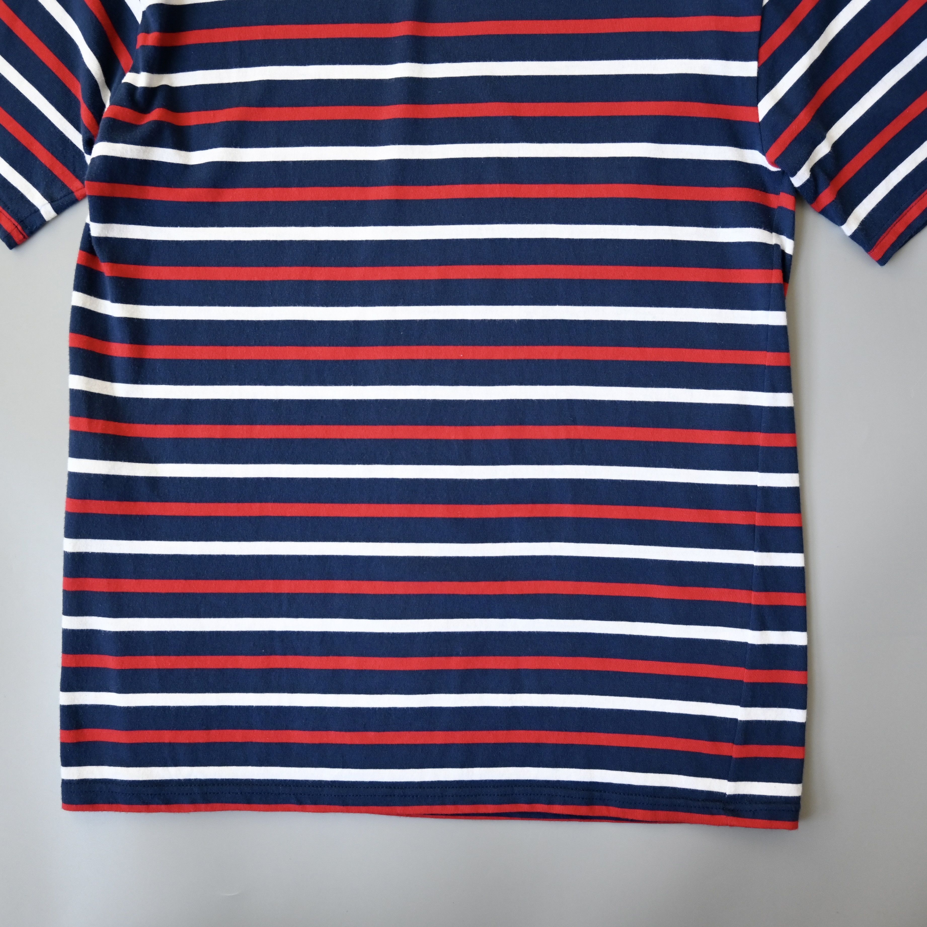 Saint James SAINT JAMES combed cotton boatneck t-shirt, trico-stiped, 5 Size US M / EU 48-50 / 2 - 6 Thumbnail