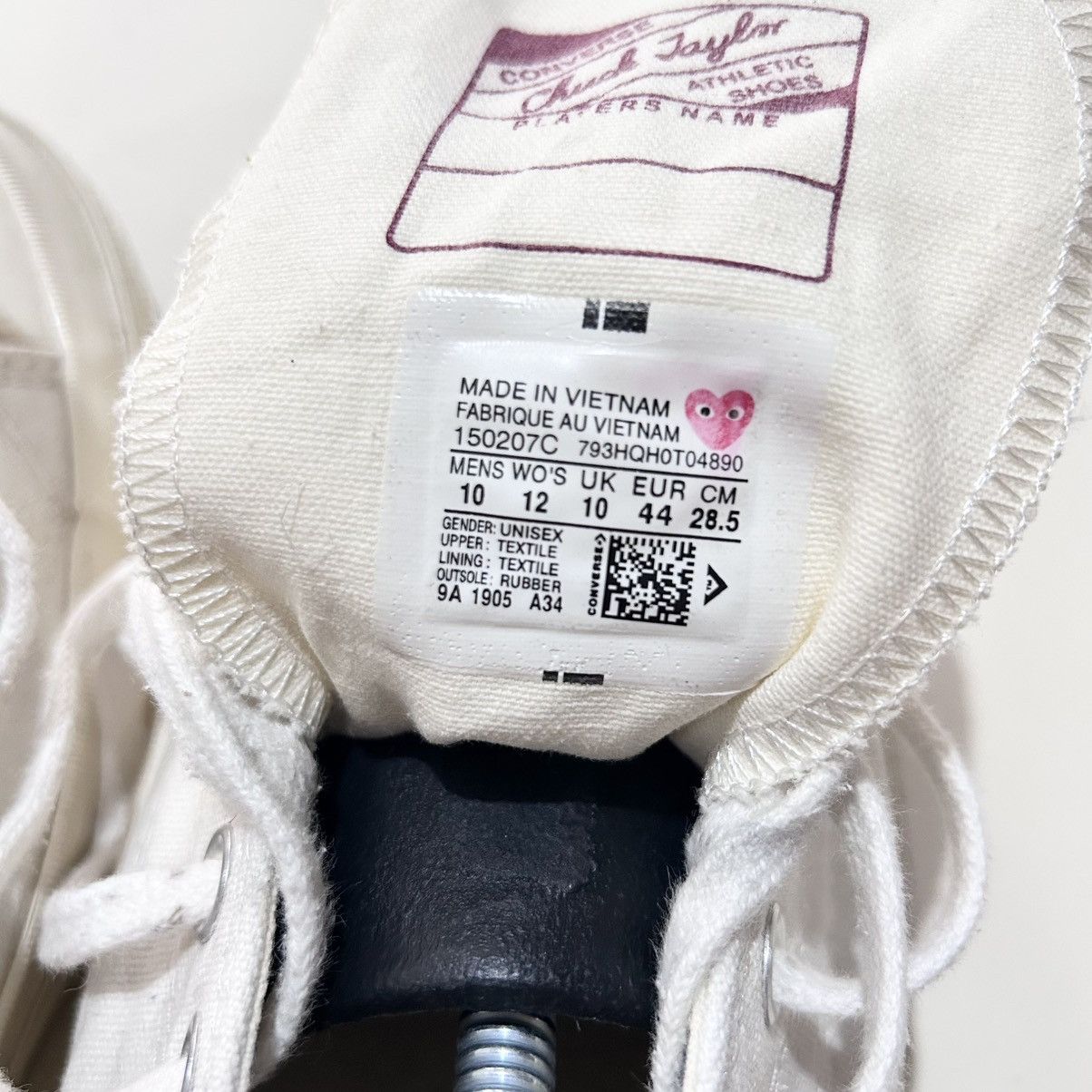 Converse Comme des Garçons x Converse Chuck 70 Ox 'Play' 150207C Size US 10 / EU 43 - 10 Thumbnail