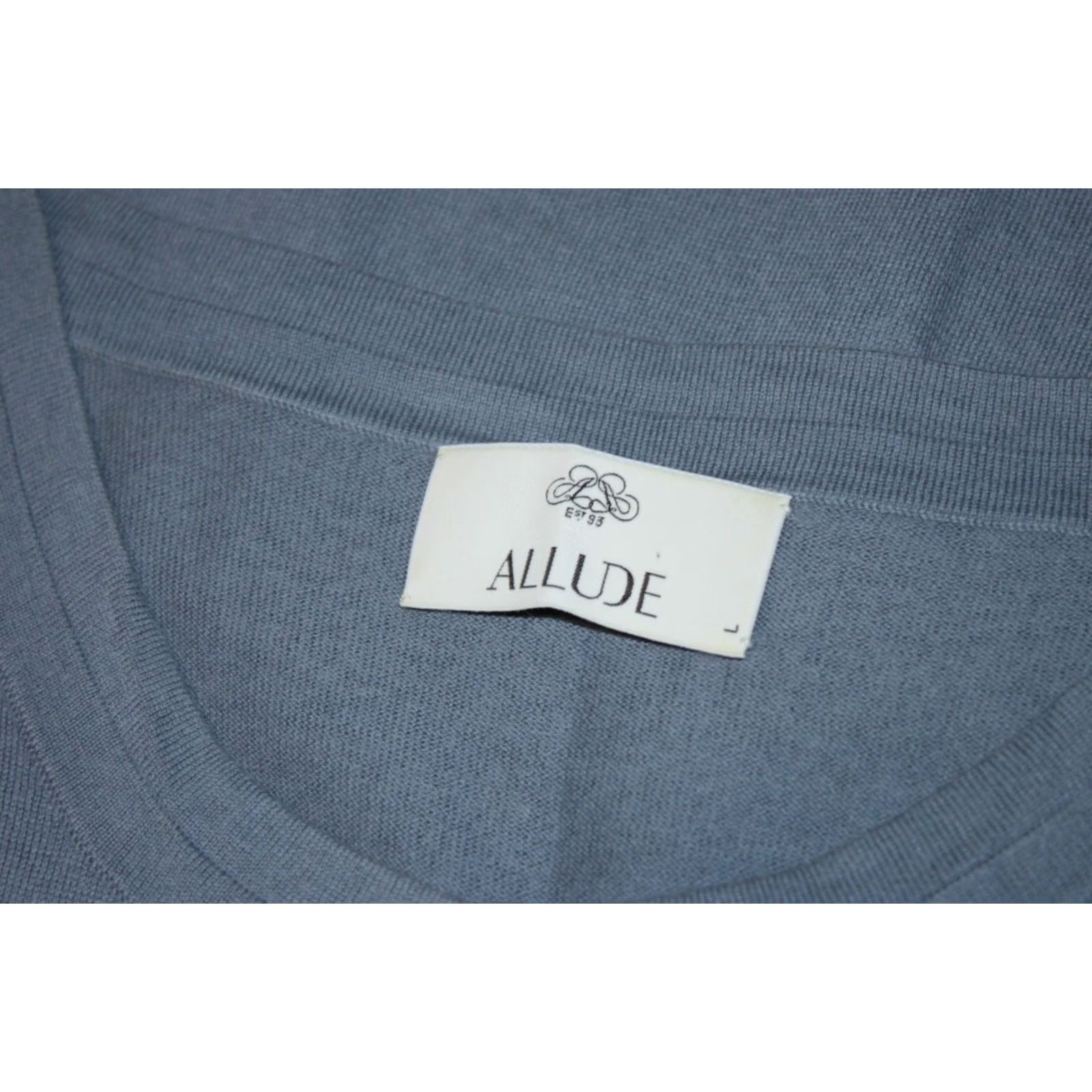 Allude Allude Blue Dress Shirt Tank Tunic 100% Cashmere Womens L XS? Size L / US 10 / IT 46 - 6 Thumbnail