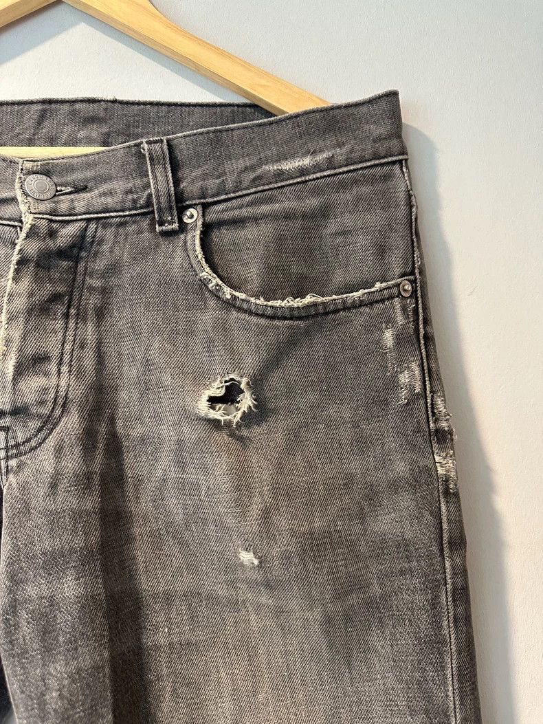 Helmut Lang HELMUT LANG Faded black destroys low-cut jeans Size US 31 - 2 Thumbnail