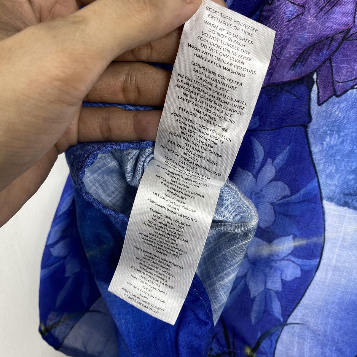 Japanese Brand × Vintage EVANGELION REI AYANAMI ANIME OPEN COLLAR BUTTON UPS Size US L / EU 52-54 / 3 - 11 Thumbnail